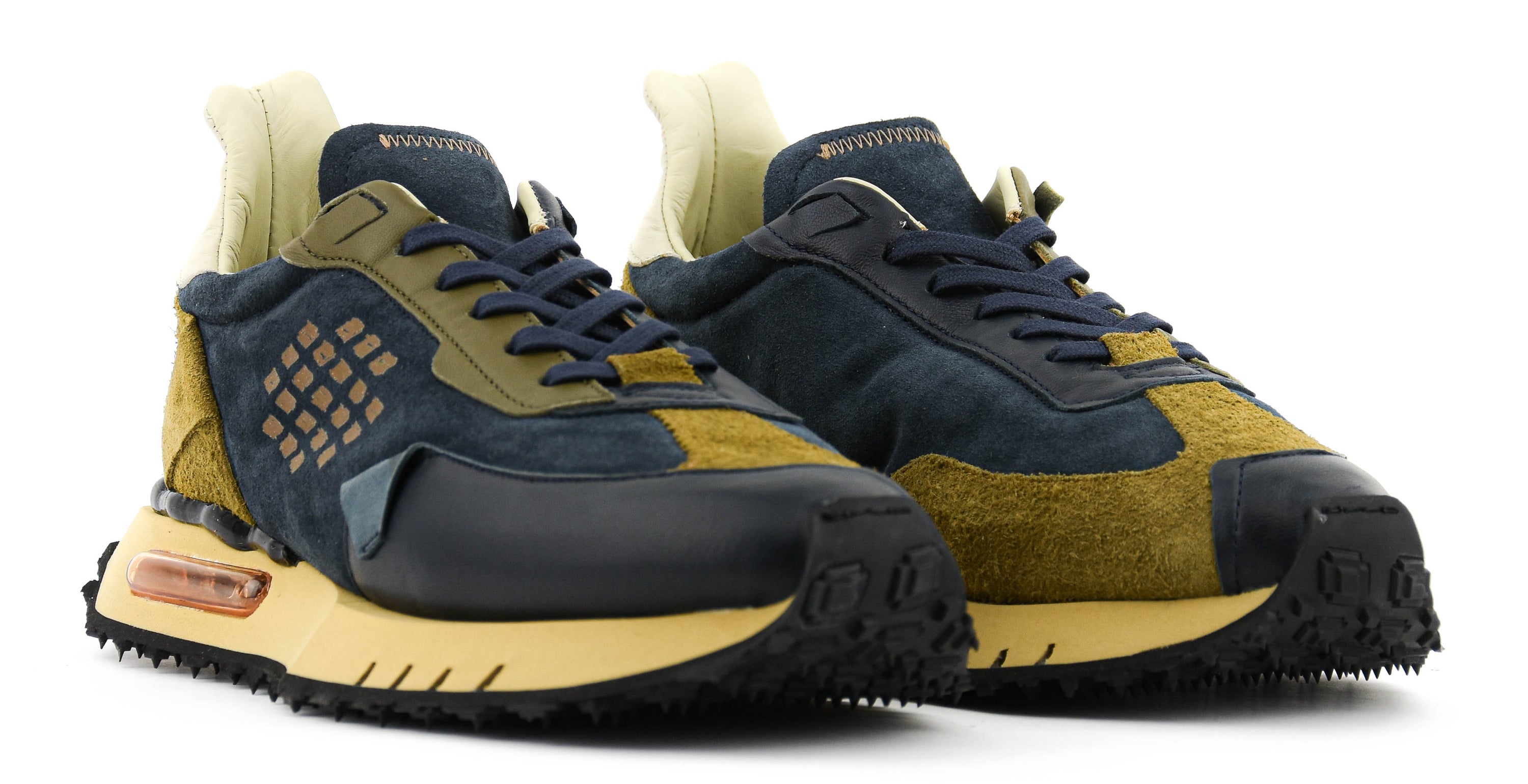 BePositive + RACE SNEAKER NAVY MILITARY