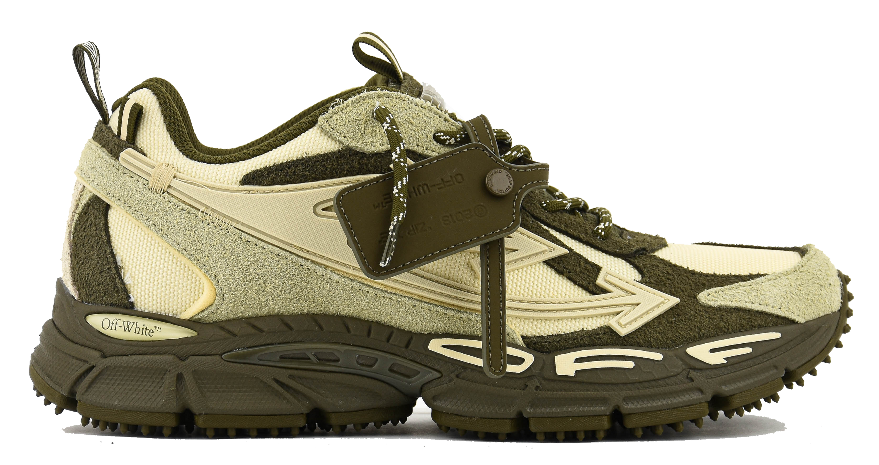 OFFWHITE 'BRB' FOREST GREEN SAND