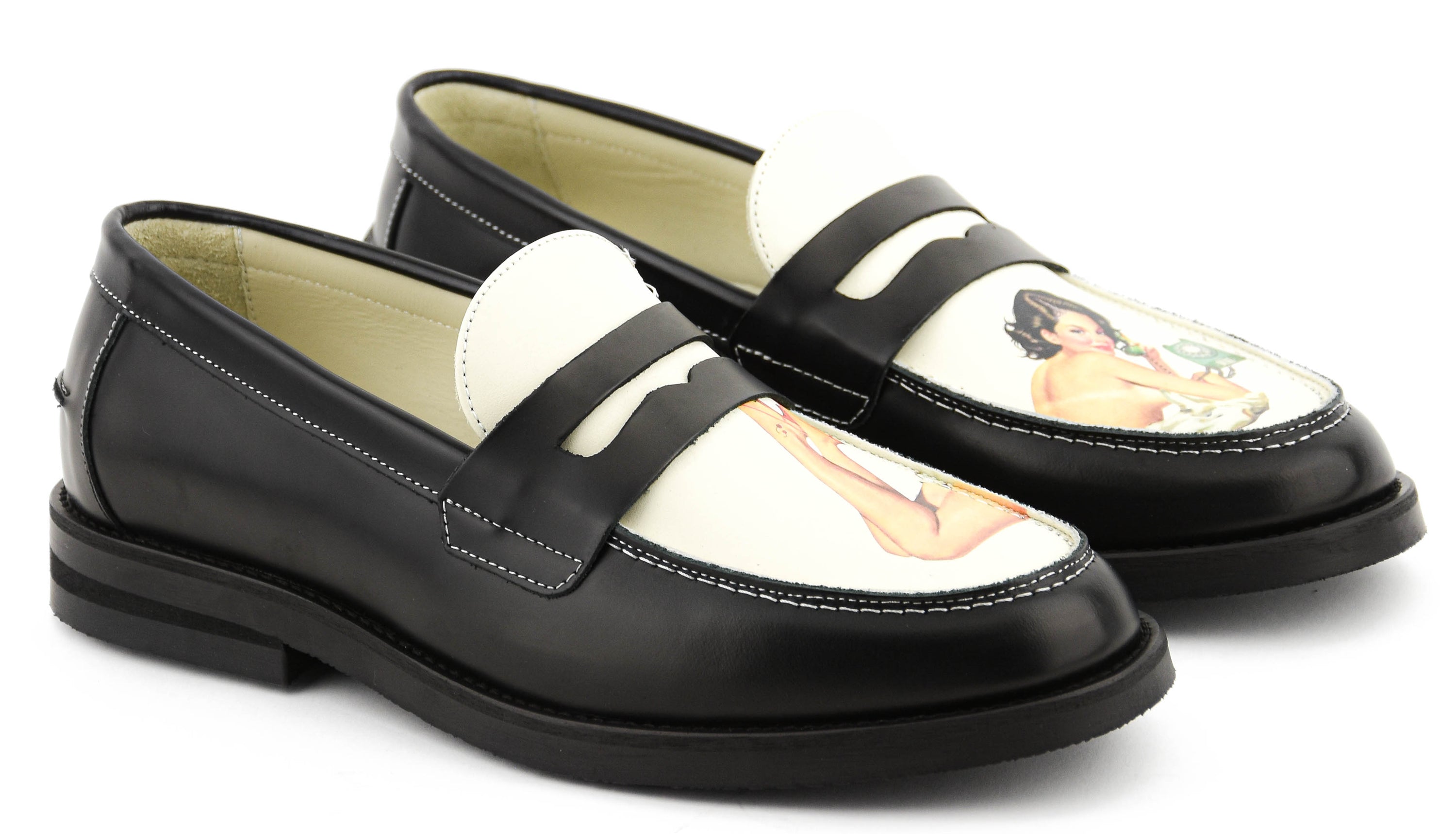 DUKE &DEXTER  WILDE PIN-UP PENNY LOAFER