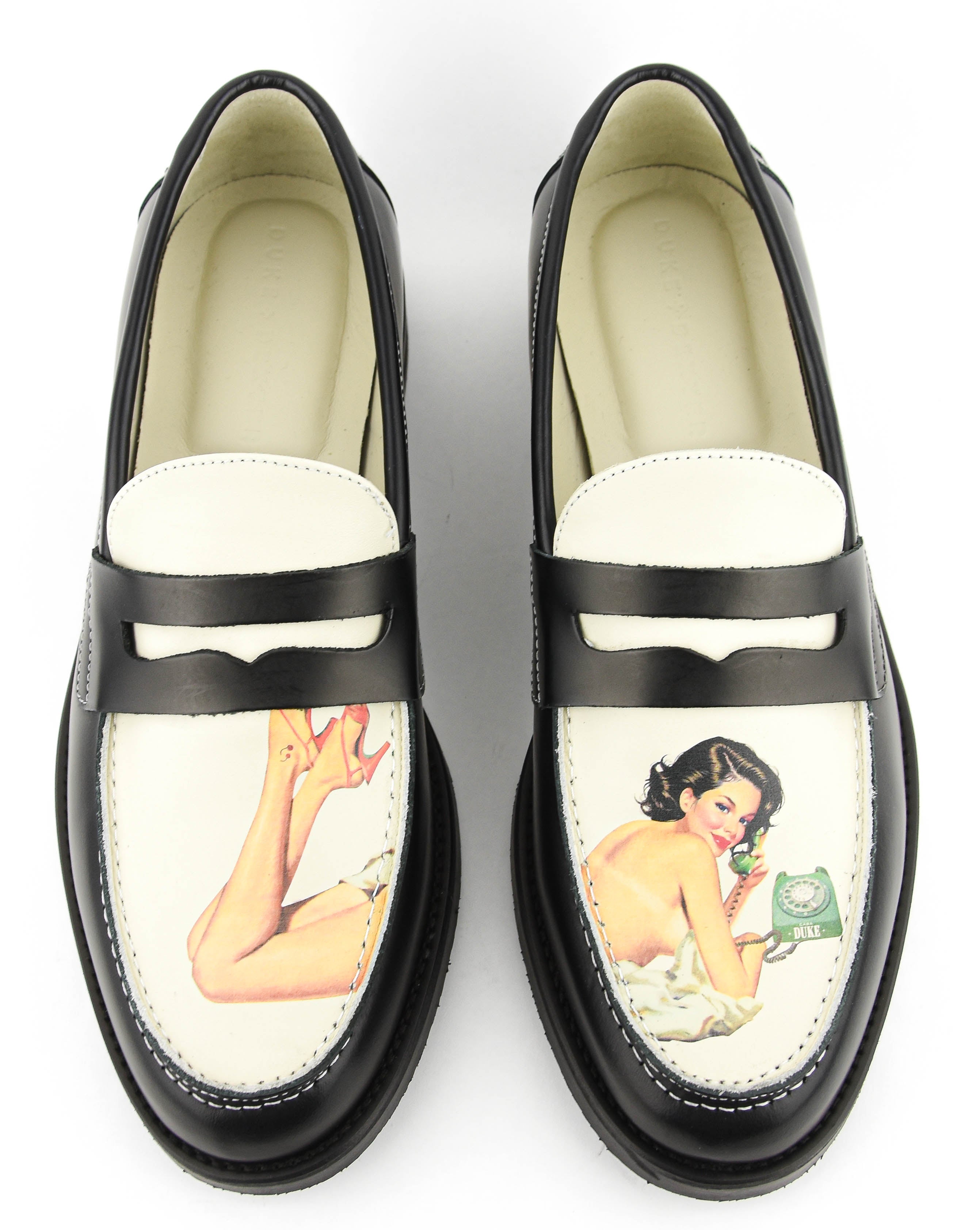 DUKE &DEXTER  WILDE PIN-UP PENNY LOAFER