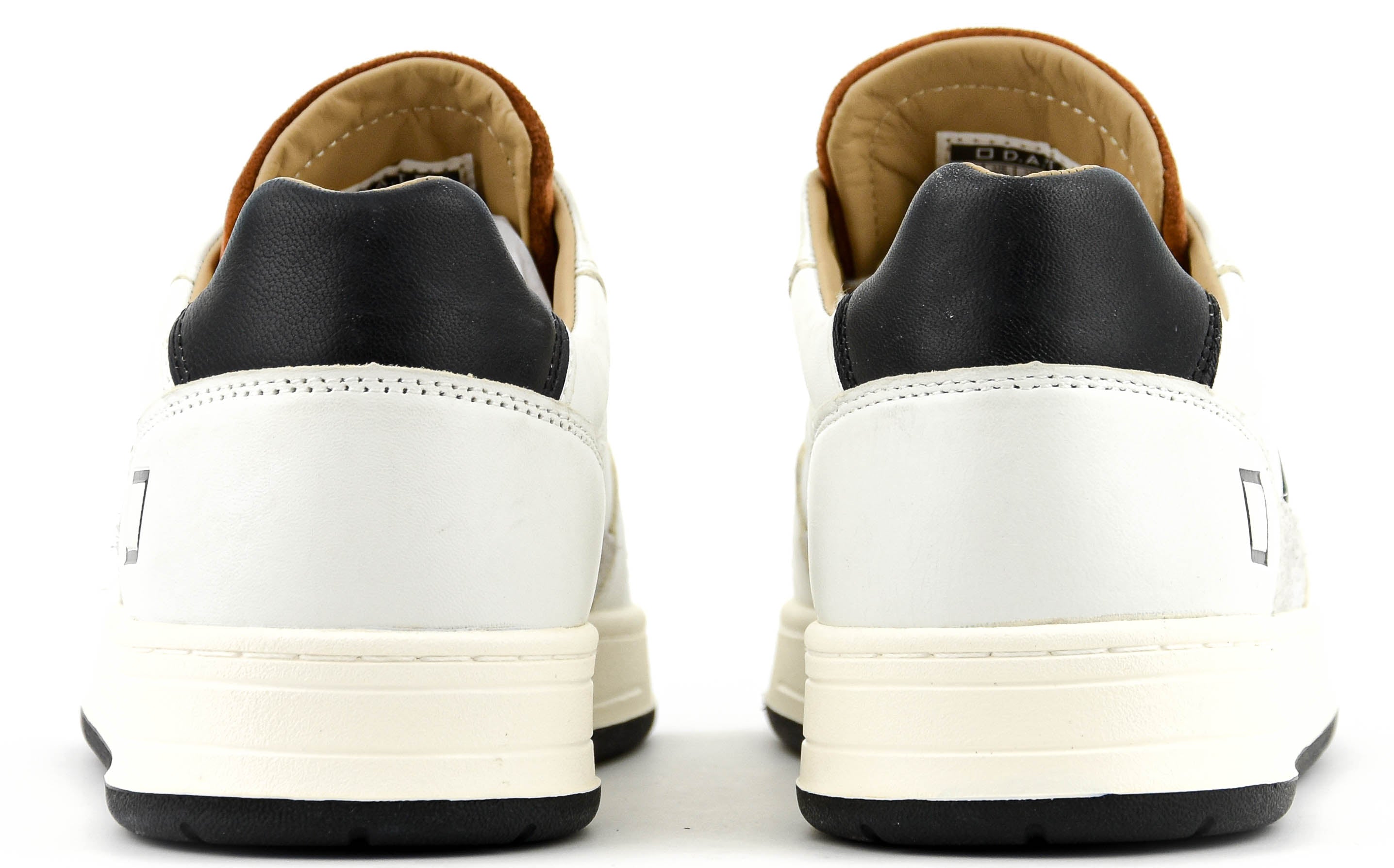 DATE COURT 2.0 VINTAGE WHITE CUOIO