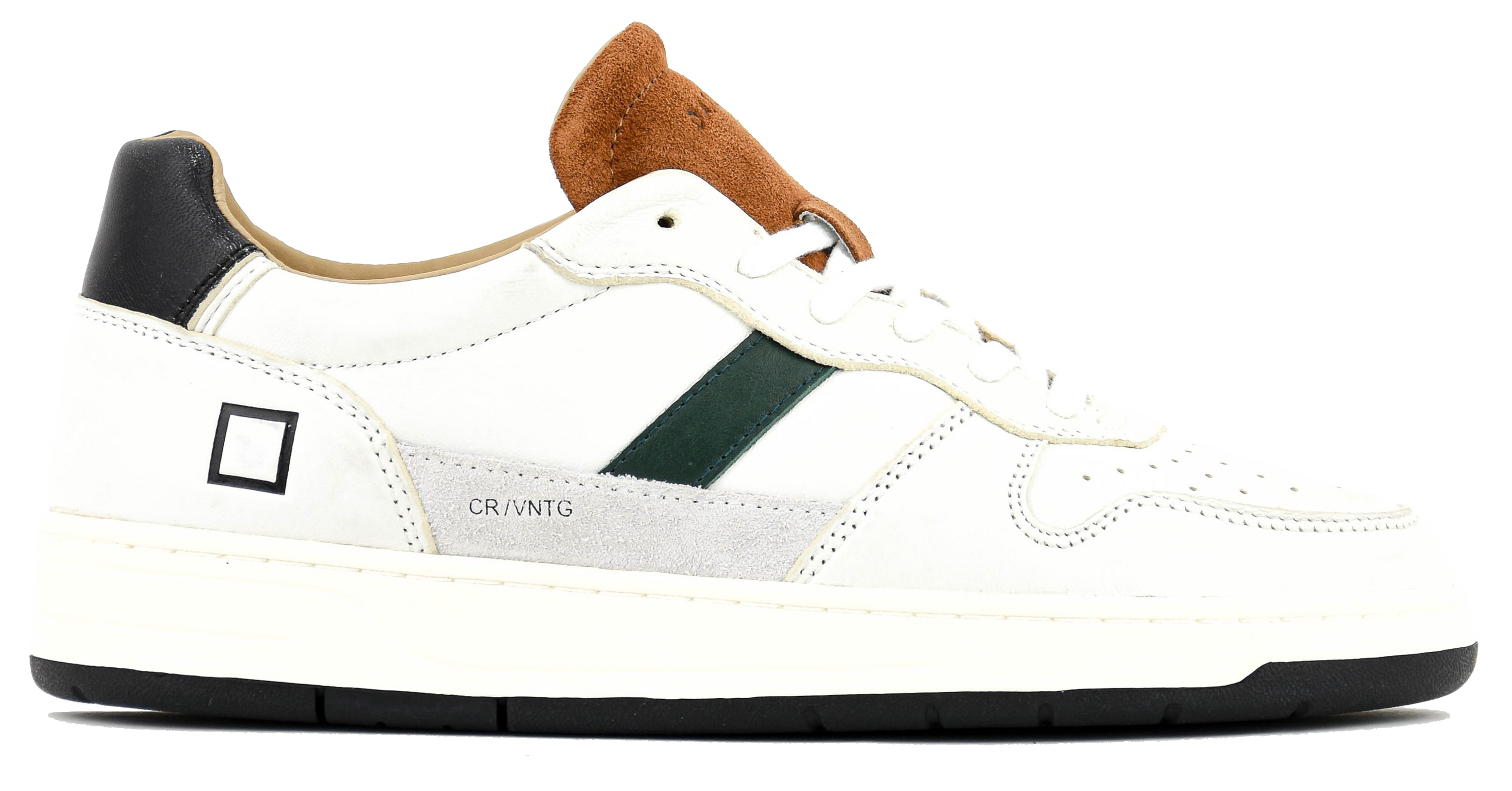 DATE COURT 2.0 VINTAGE WHITE CUOIO
