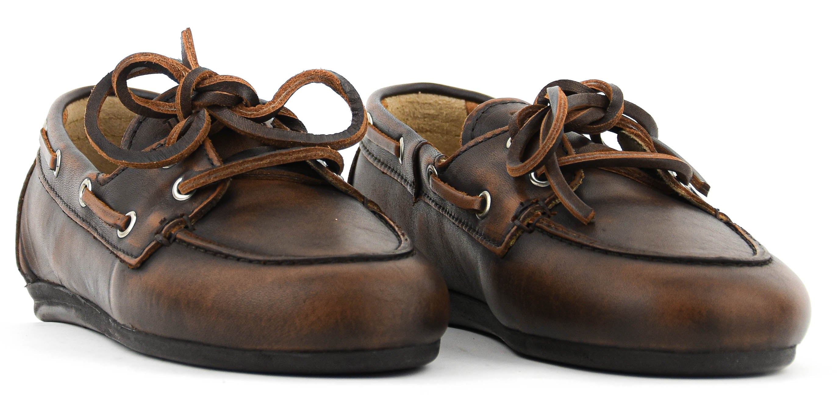 POSA BOAT LOAFER BOX LEATHER COFFEE