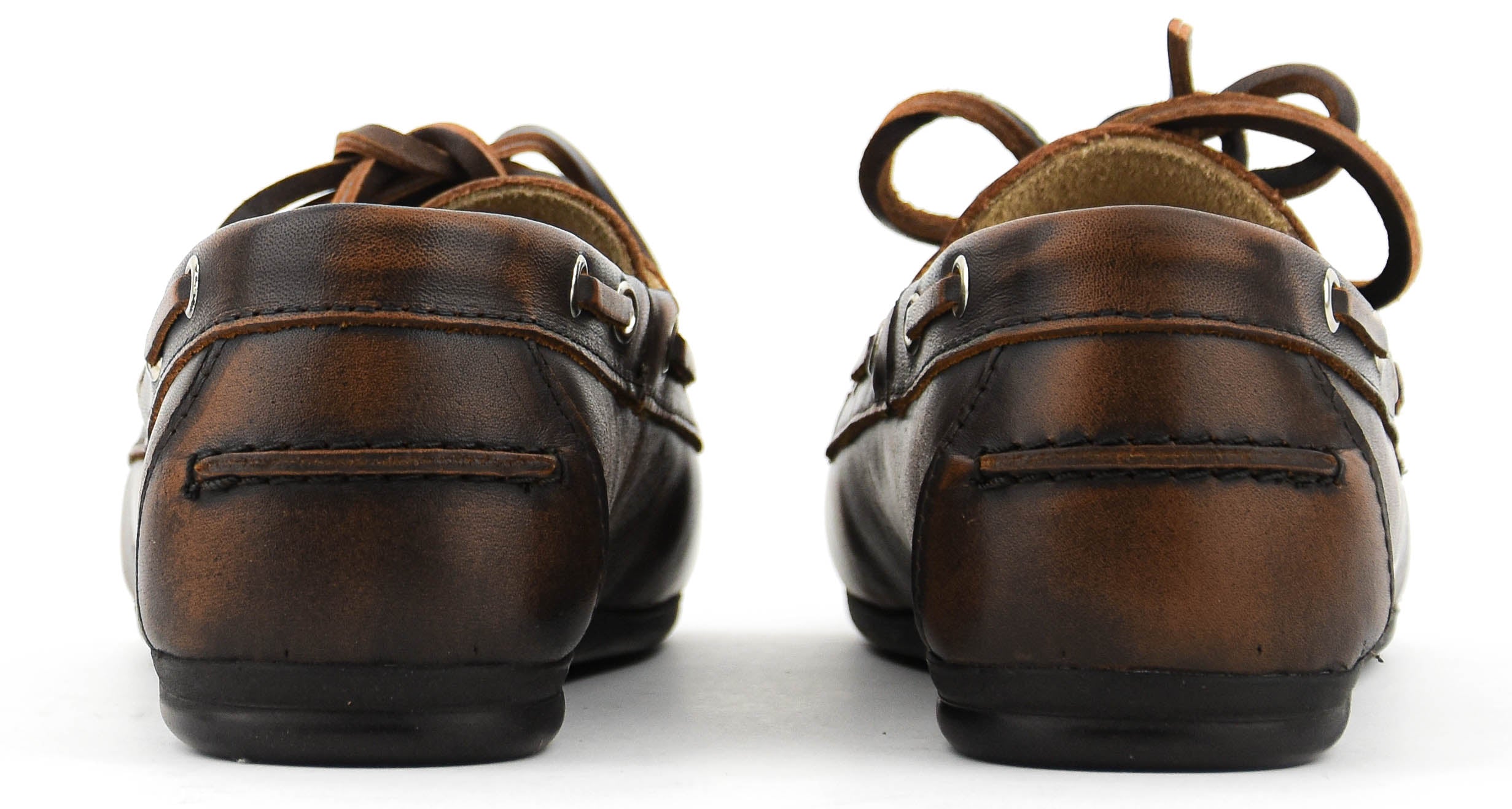 POSA BOAT LOAFER BOX LEATHER COFFEE