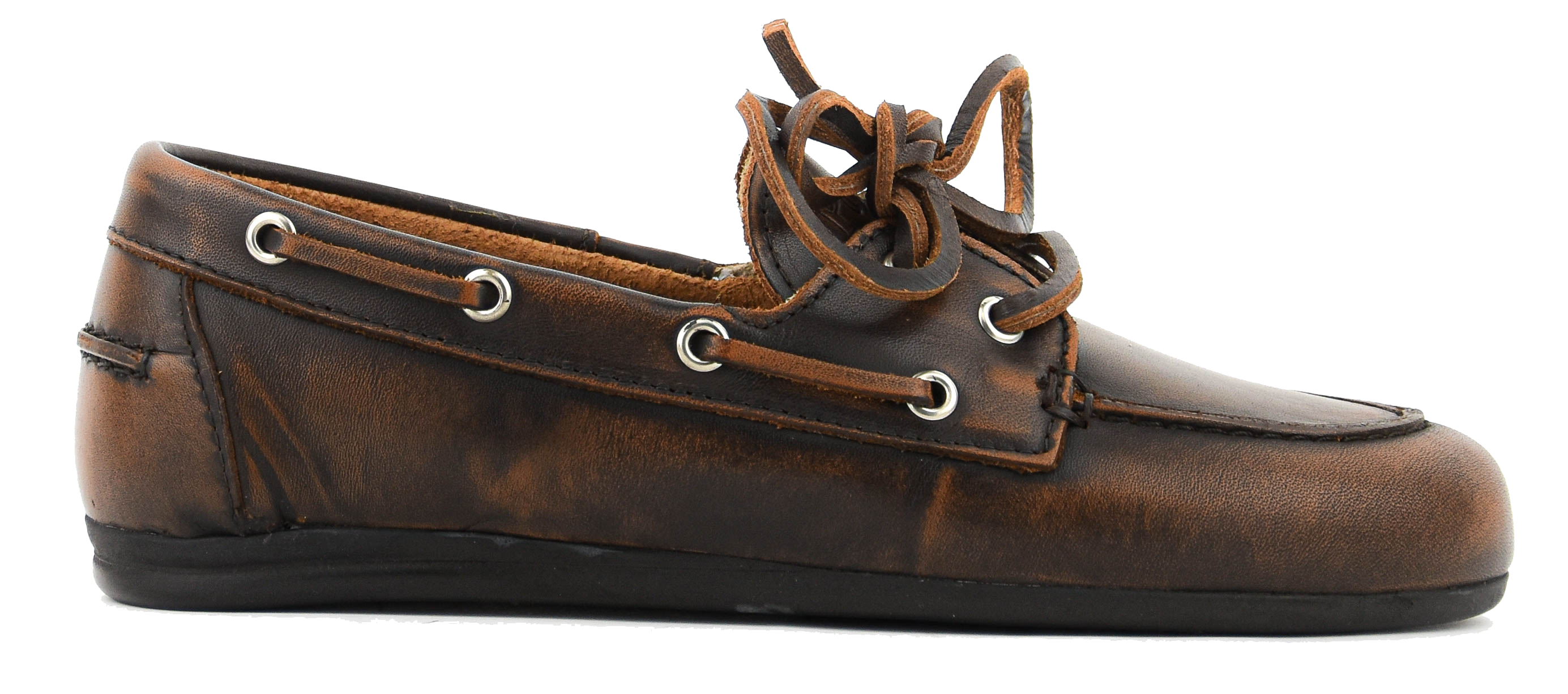 POSA BOAT LOAFER BOX LEATHER COFFEE