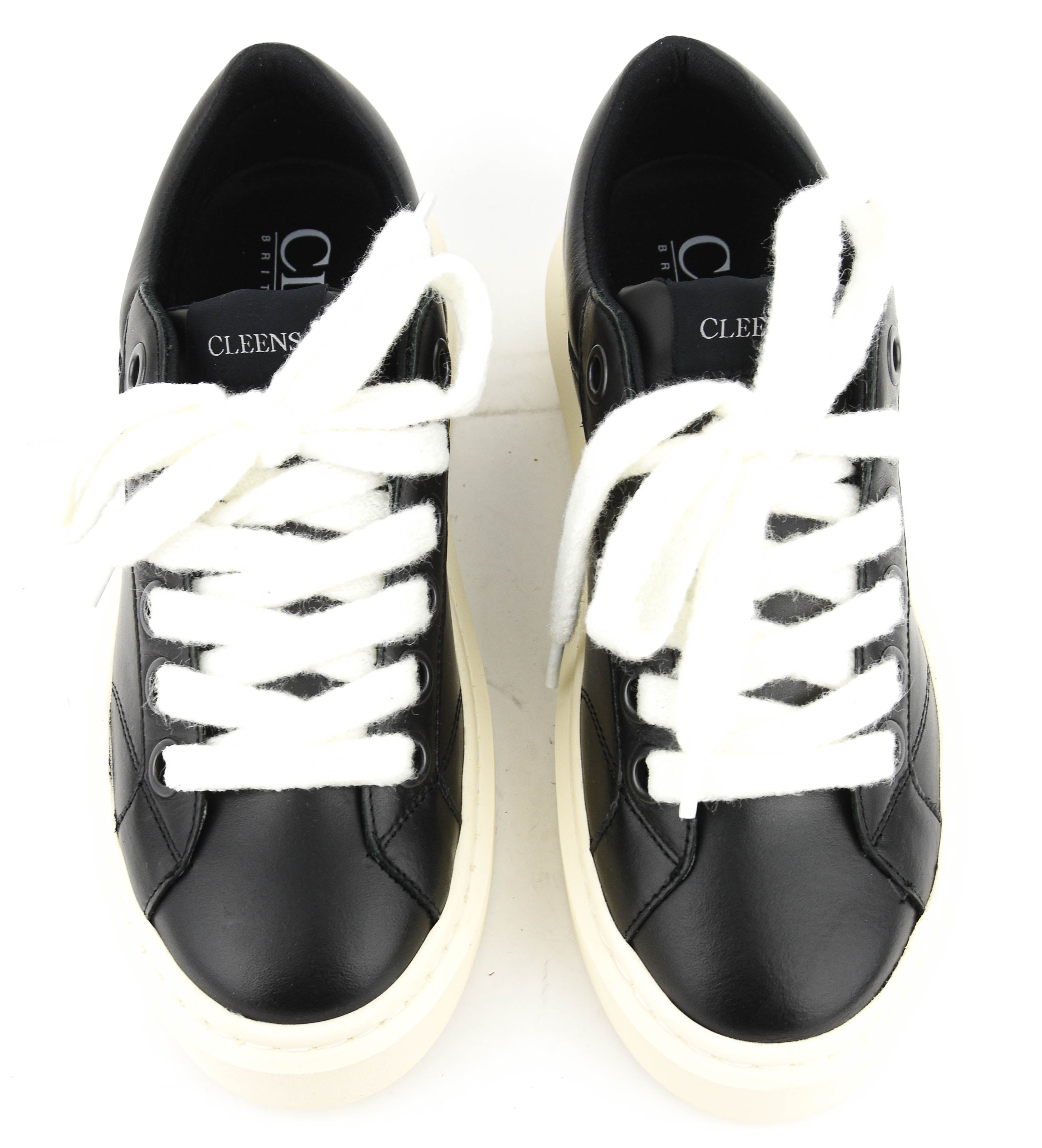 CLEENS ACE NOIR SNEAKER