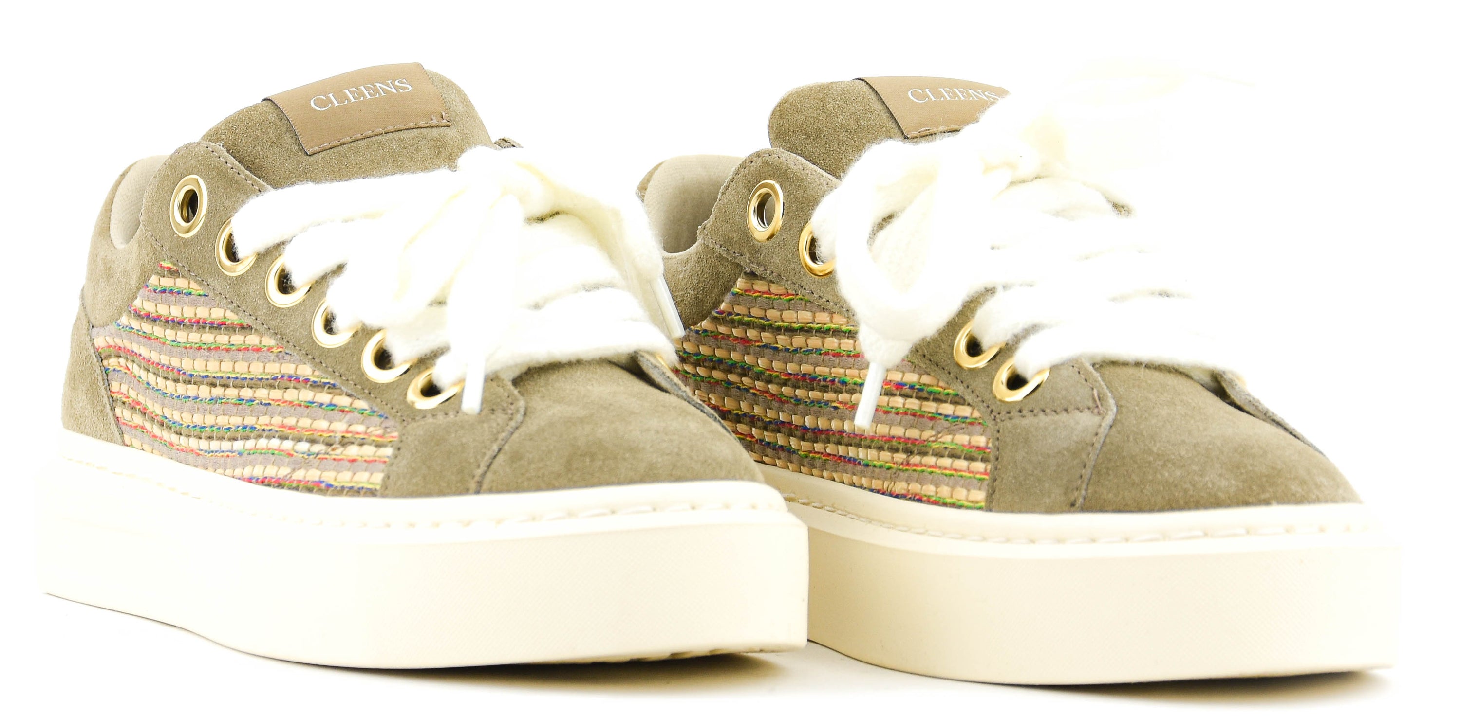 CLEENS ACE TAUPE SNEAKER