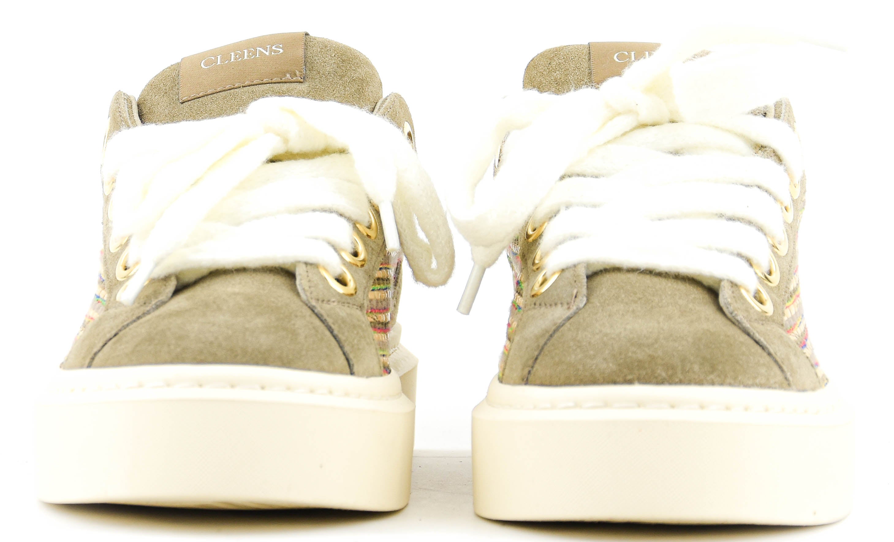 CLEENS ACE TAUPE SNEAKER