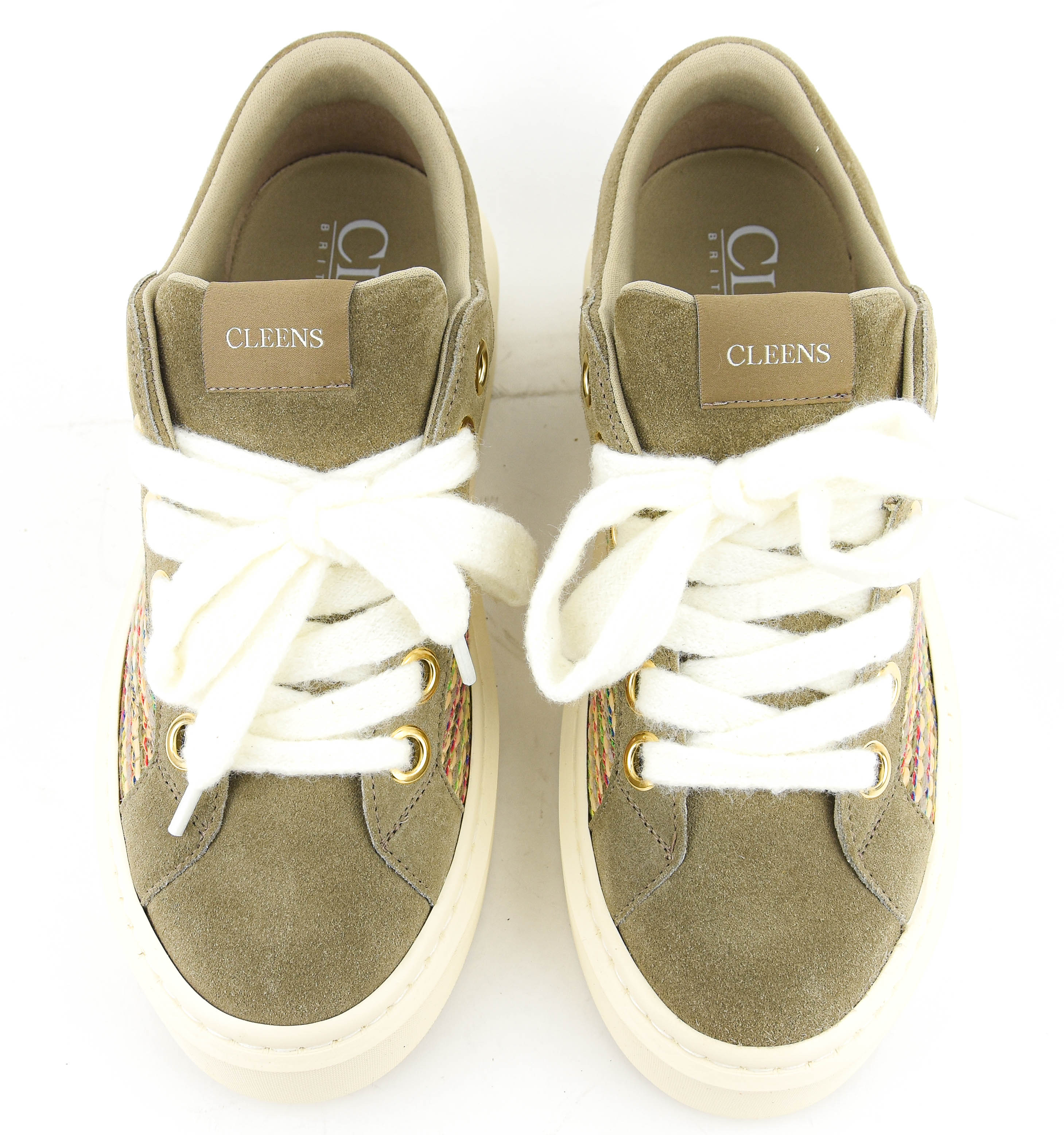 CLEENS ACE TAUPE SNEAKER