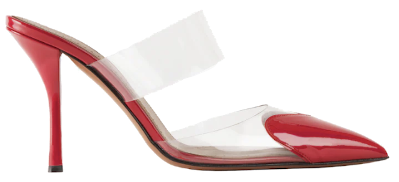 ALAIA COEUR MULE ROUGE LAQUE – Paul warmer