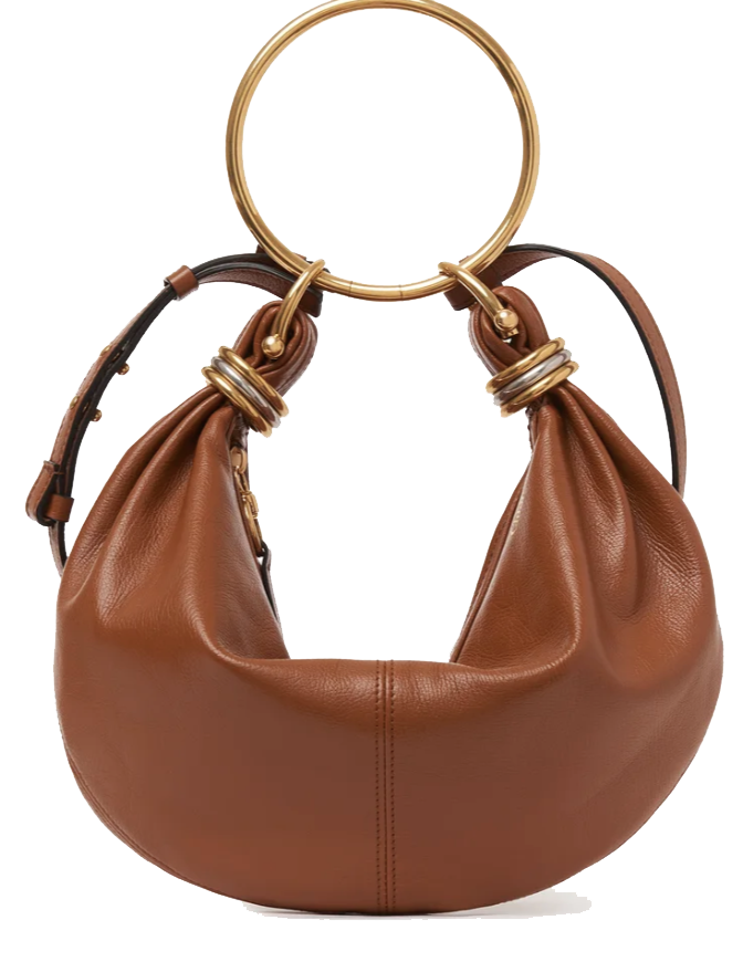 CHLOE SMALL HOBO BRACELET BAG CLAY BROWN