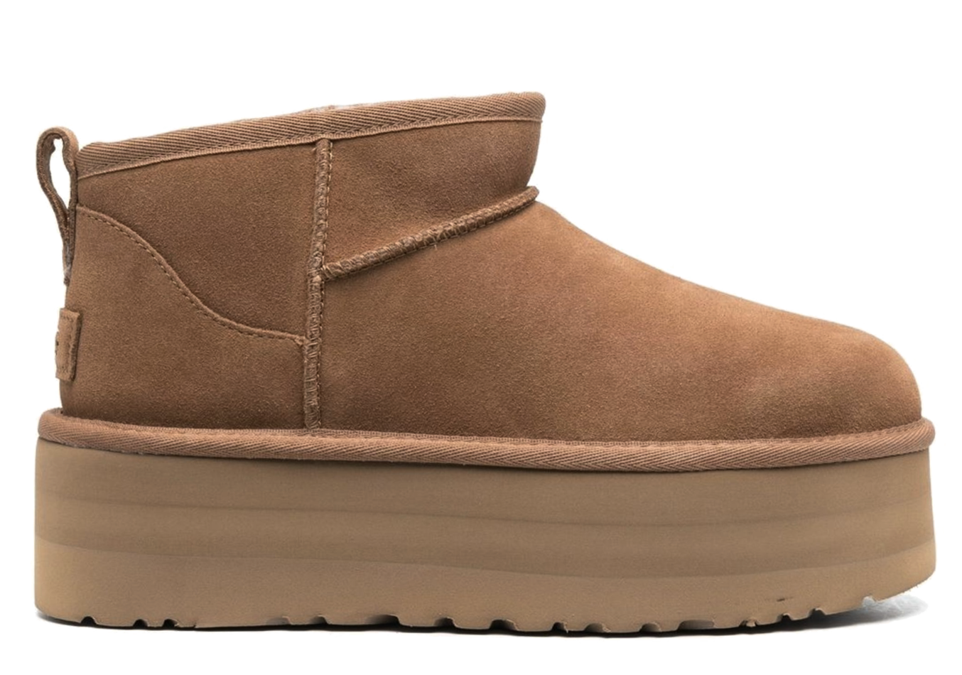 UGG CLASSIC ULTRA MINI PLATFORM CHESTNUT