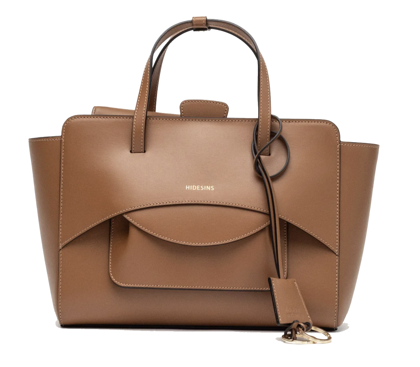 トートバッグ HIDESINS SS25 Handbags (FL2512 FLAP M28692 CARAMEL) Flap S Black - HIDESINS