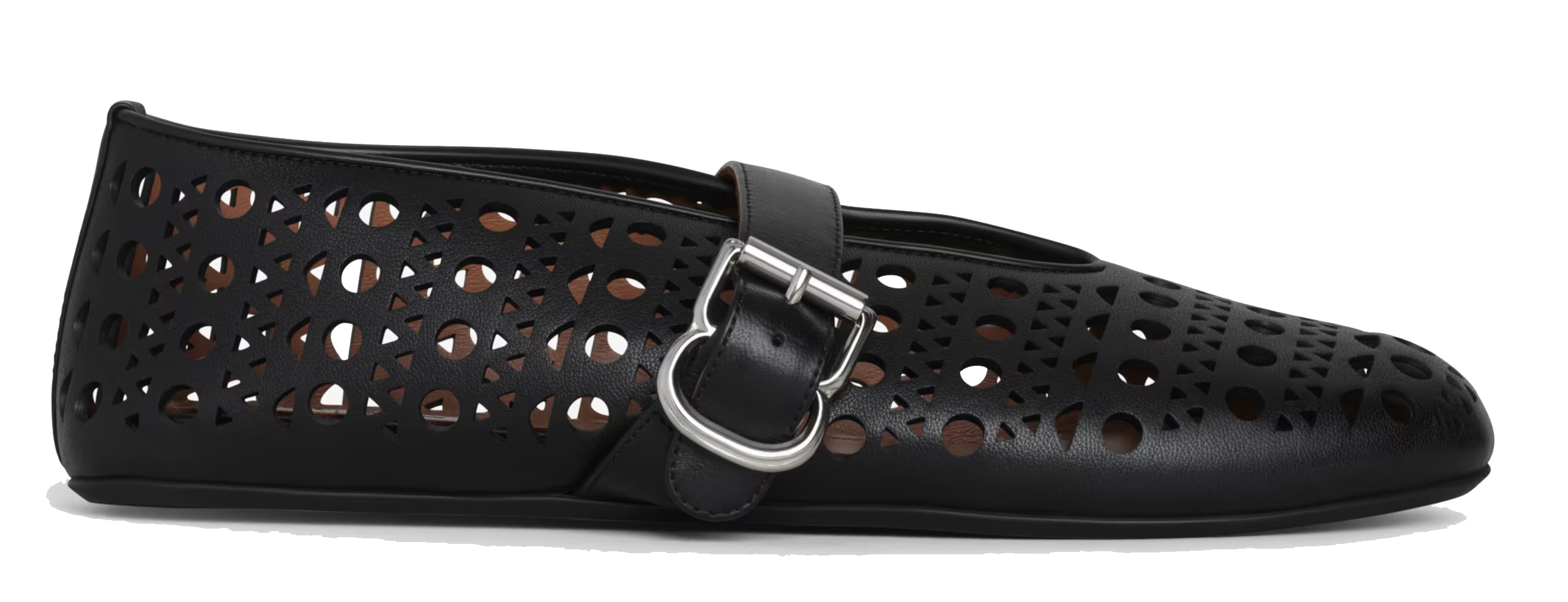 ALAIA VIENNE BALLERINA NOIR