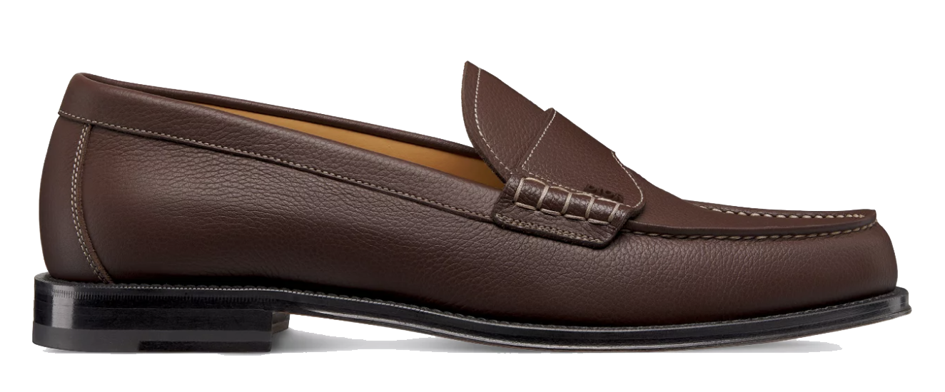 DIOR GRANVILLE LOAFER DARK BROWN