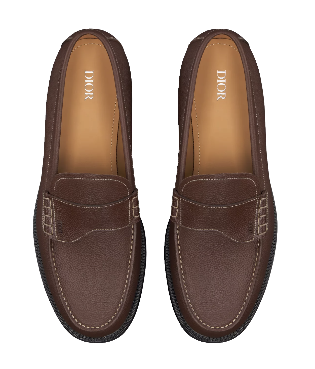 DIOR GRANVILLE LOAFER DARK BROWN