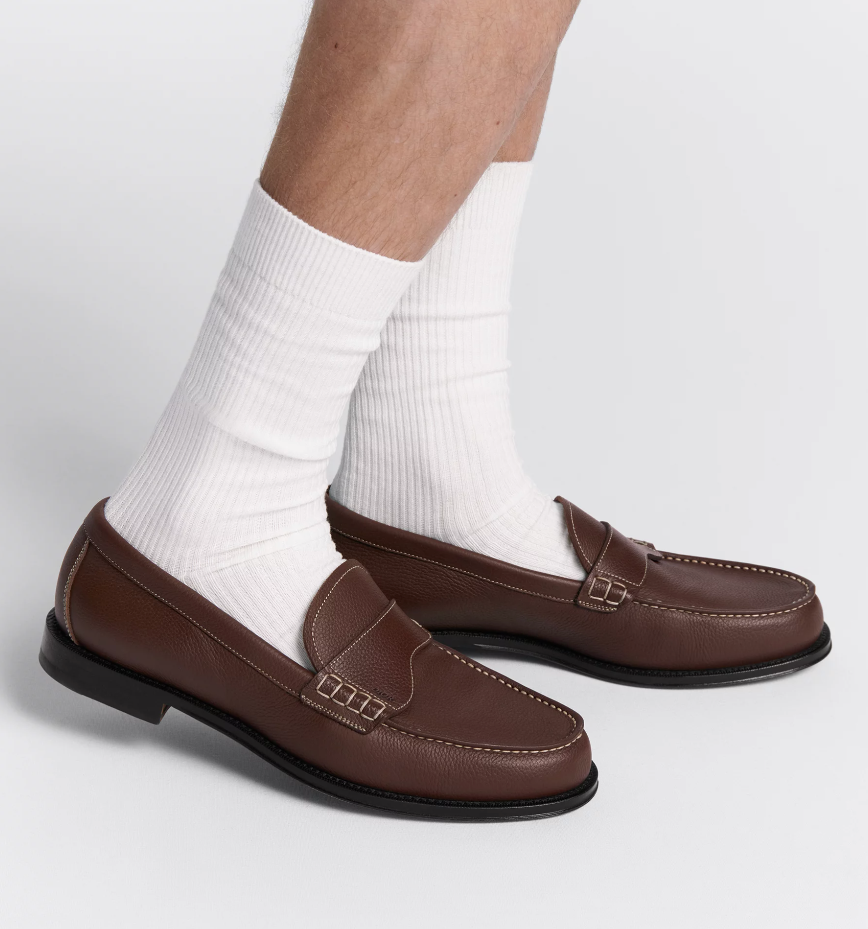DIOR GRANVILLE LOAFER DARK BROWN