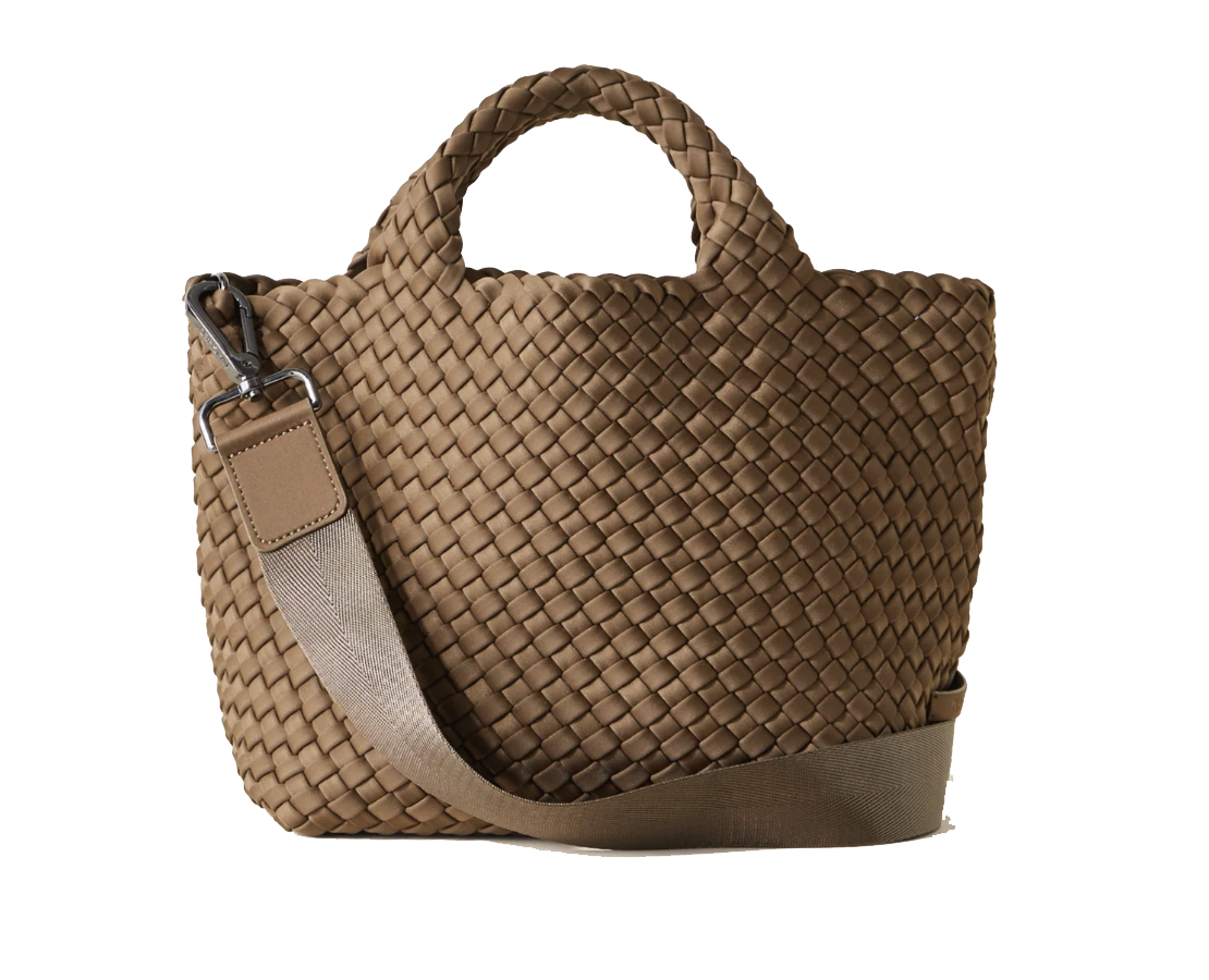 NAGHEDI ST BARTHS SMALL TOTE MINK
