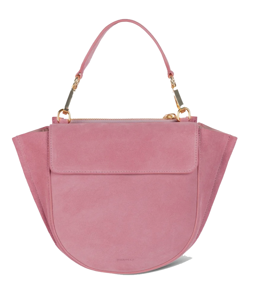 WANDLER HORTENSIA MINI APRICOT SUEDE