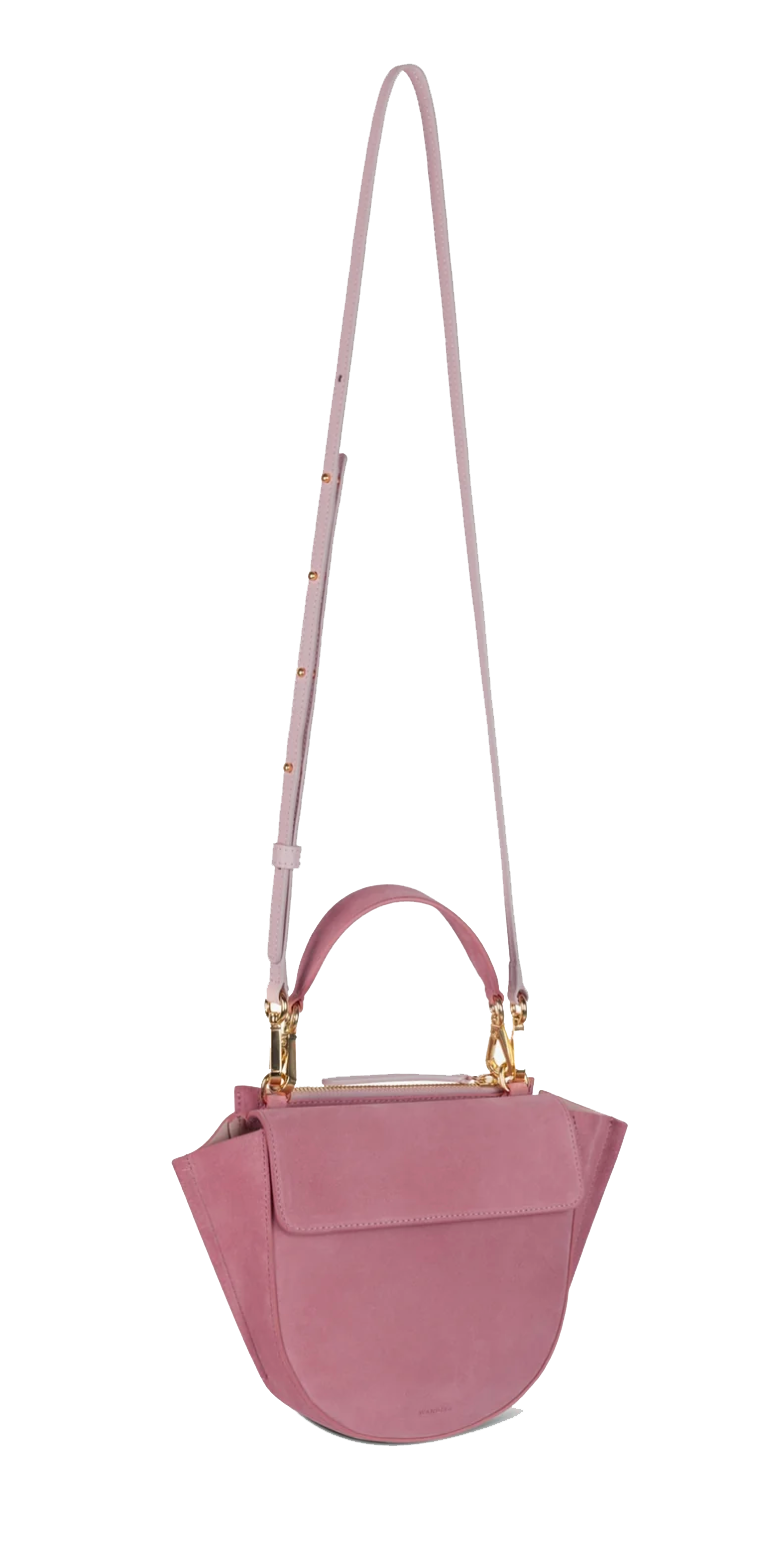 WANDLER HORTENSIA MINI APRICOT SUEDE