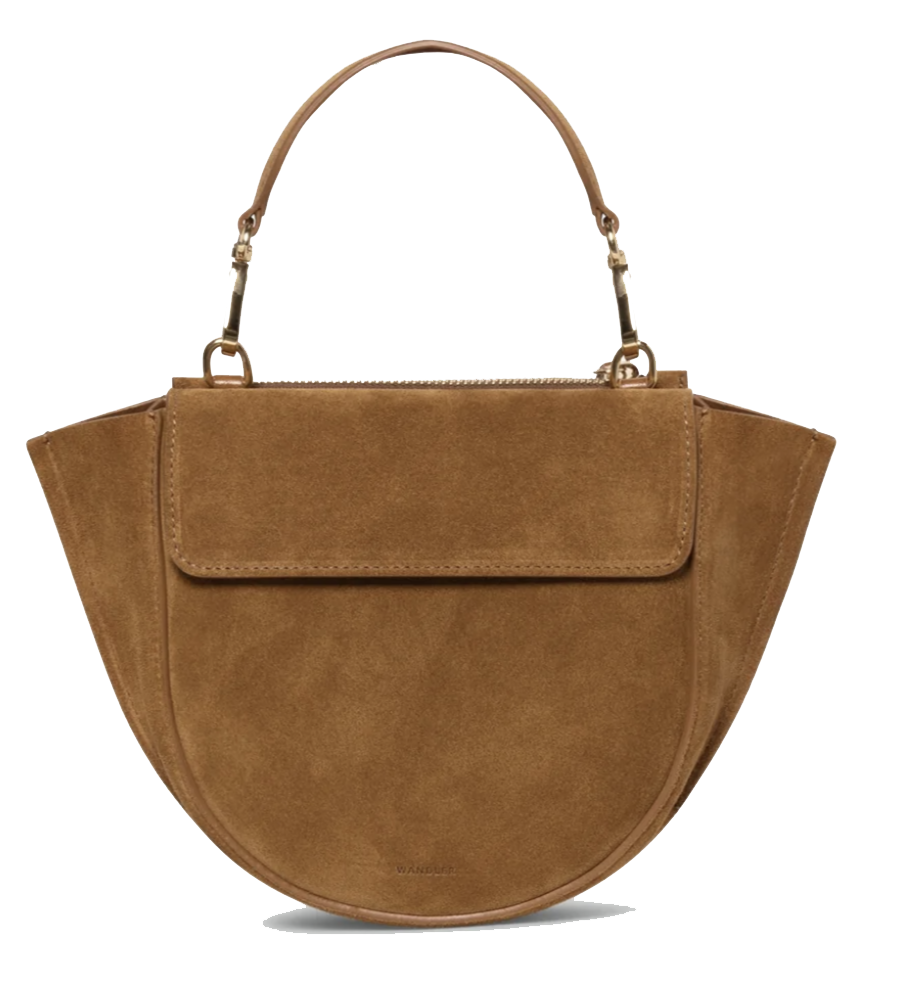 WANDLER HORTENSIA MINI COGNAC SUEDE
