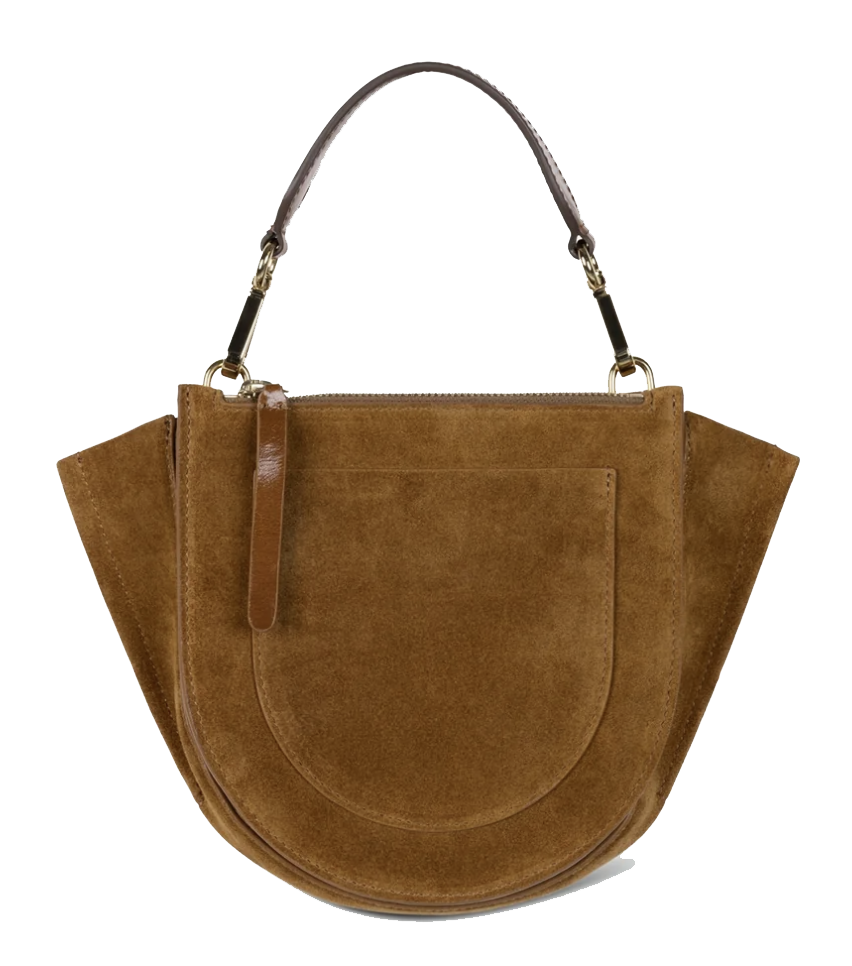 WANDLER HORTENSIA MINI COGNAC SUEDE