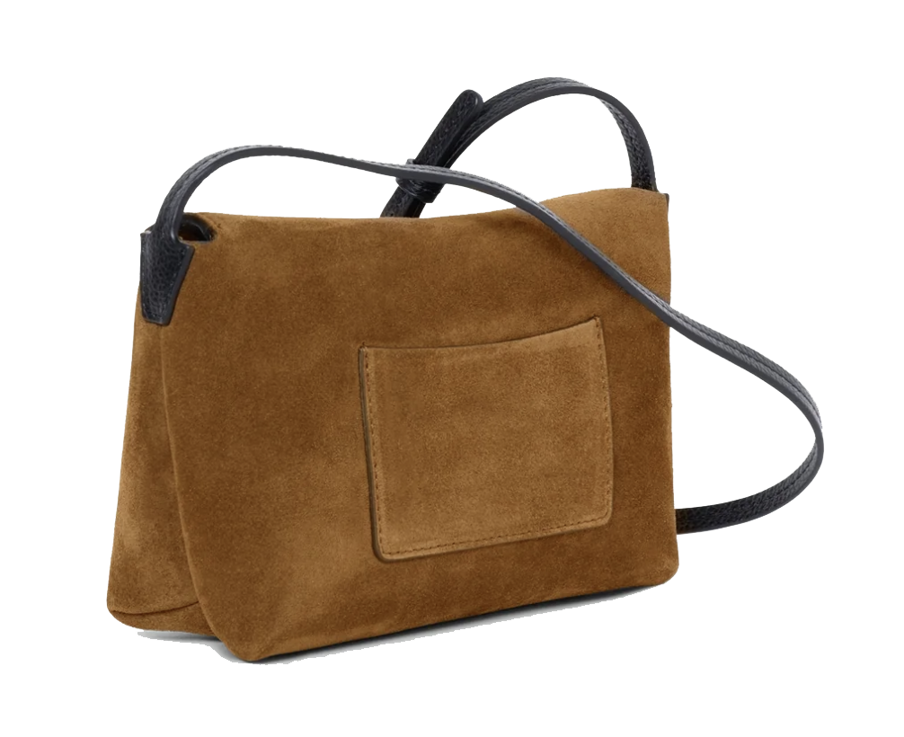 WANDLER PENELOPE SLOUCH MINI COGNAC SUEDE