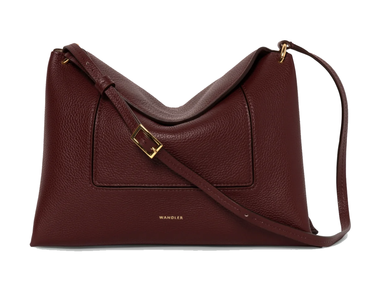 WANDLER PENELOPE SLOUCH BAG ACAI RUST