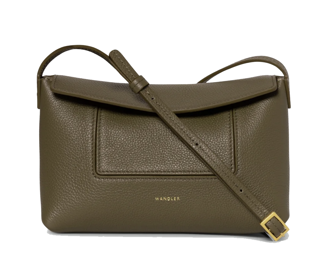WANDLER PENELOPE SLOUCH MINI OLIVE CRUST