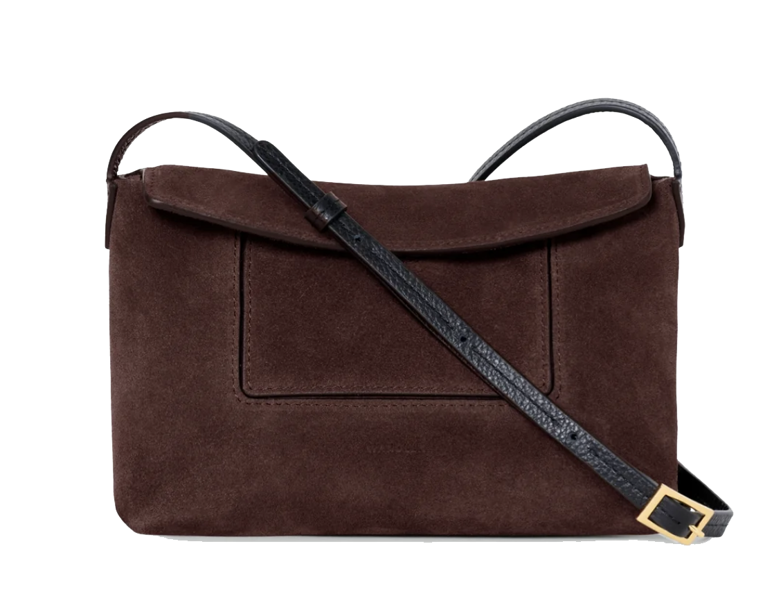 WANDLER PENELOPE SLOUCH MINI ACAI SUEDE