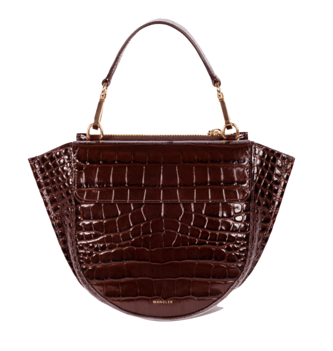 WANDLER HORTENSIA MINI BAG BORDO CROC