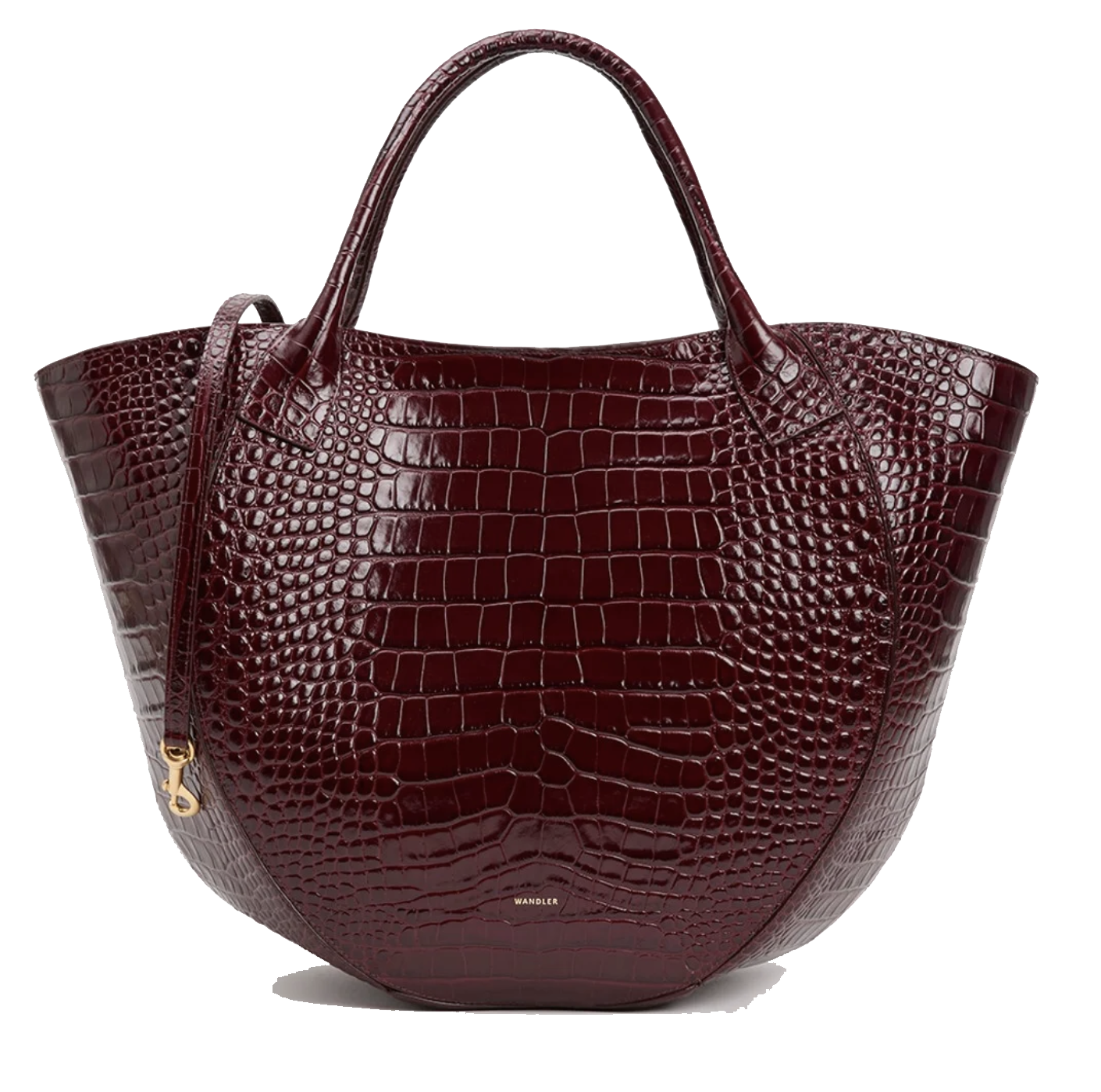 WANDLER HORTENSIA SHOPPER BORDO CROC