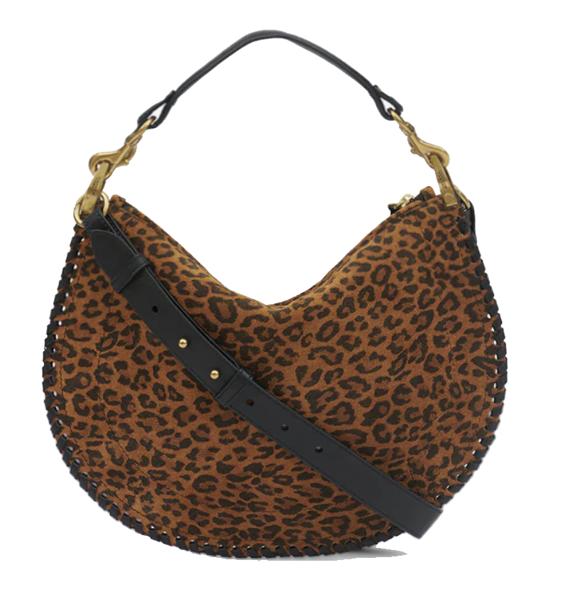 ISABEL MARANT OSKAN SOFT ZIP LEOPARD