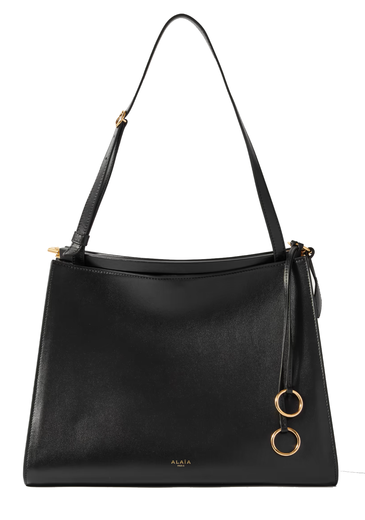 ALAIA SQUARE BAG MED BLACK