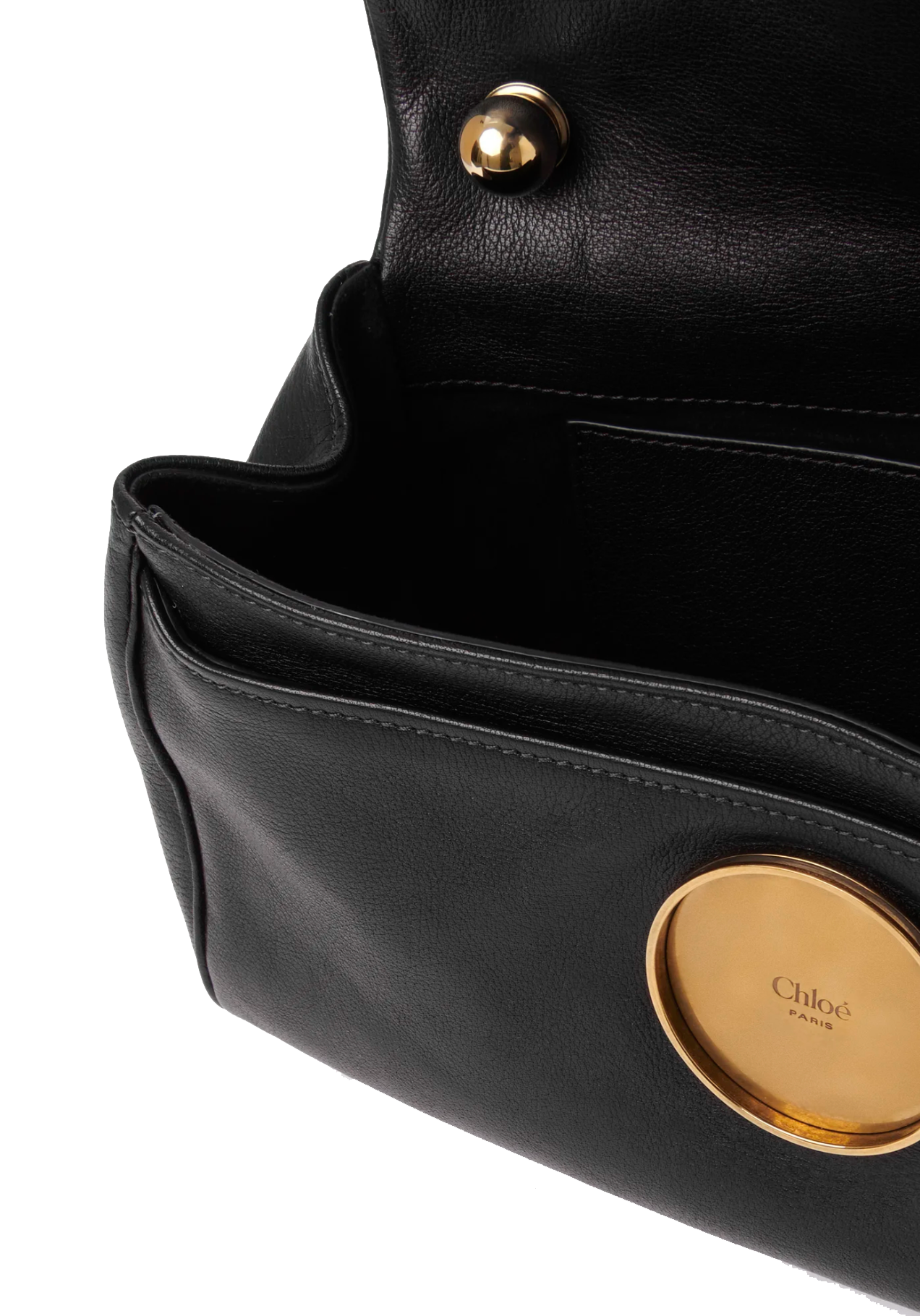 CHLOE HERITAGE MEDIUM CROSSBODY BLACK