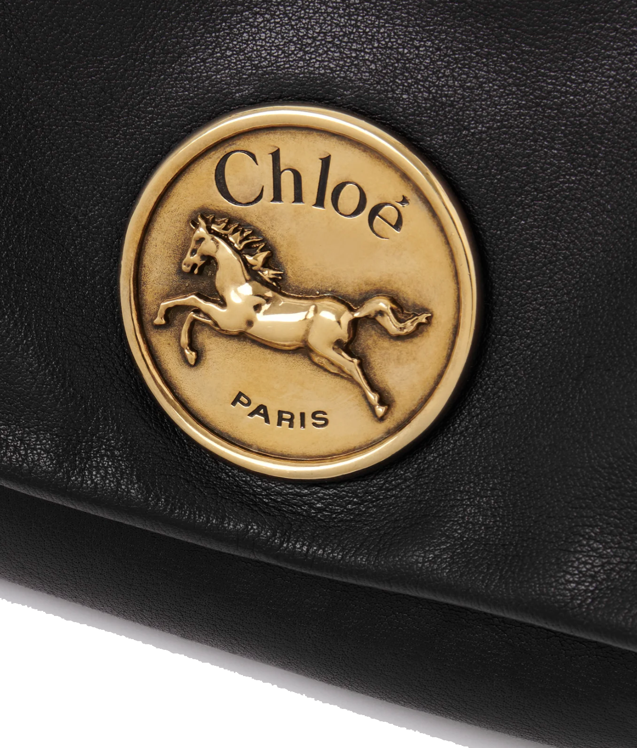 CHLOE HERITAGE MEDIUM CROSSBODY BLACK