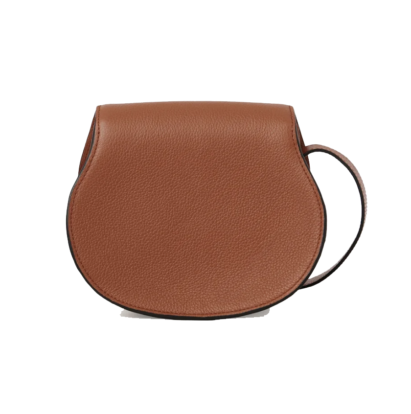 CHLOE MARCIE SMALL SADDLE BAG TAN