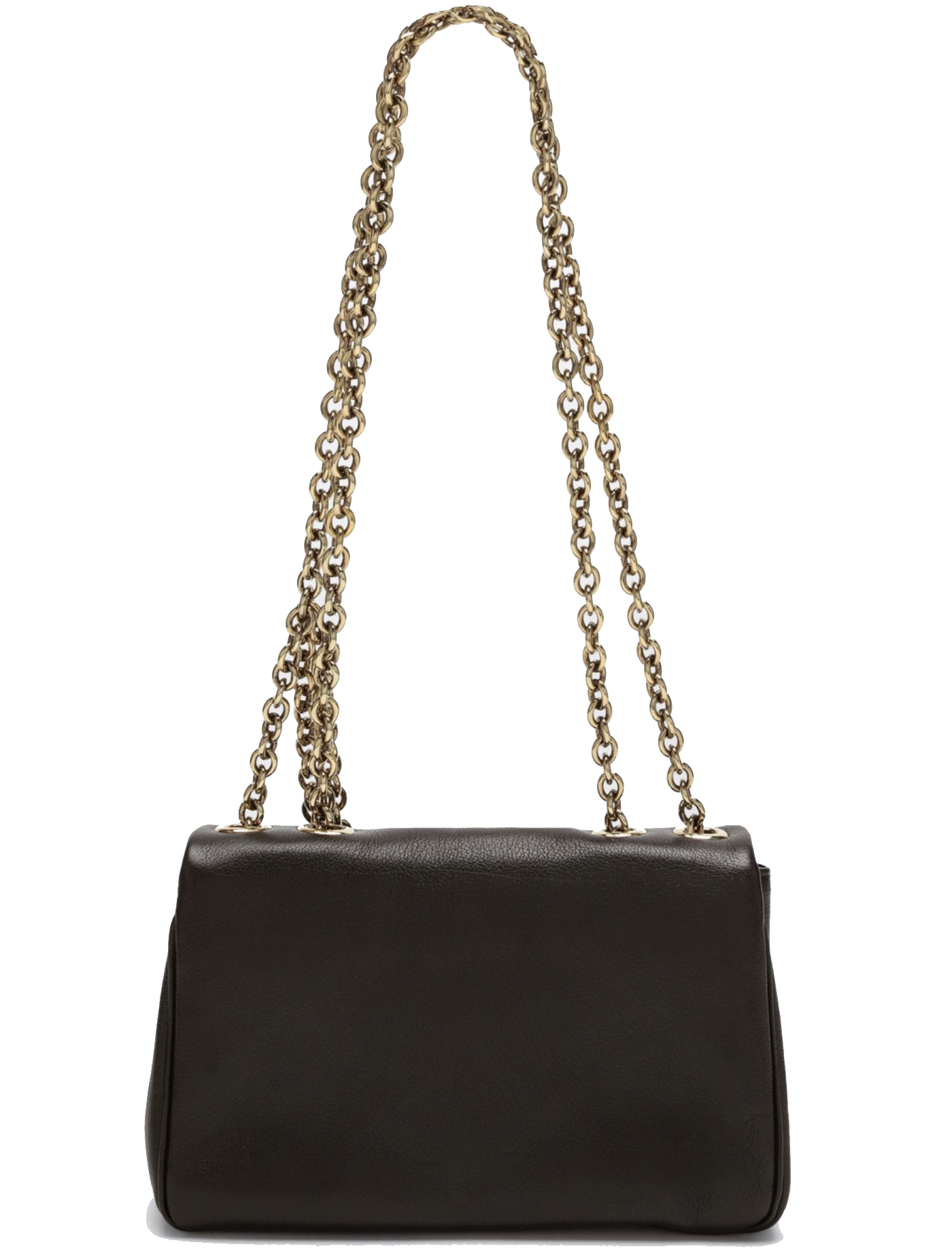 CHLOE HERITAGE SMALL CROSSBODY INK BROWN