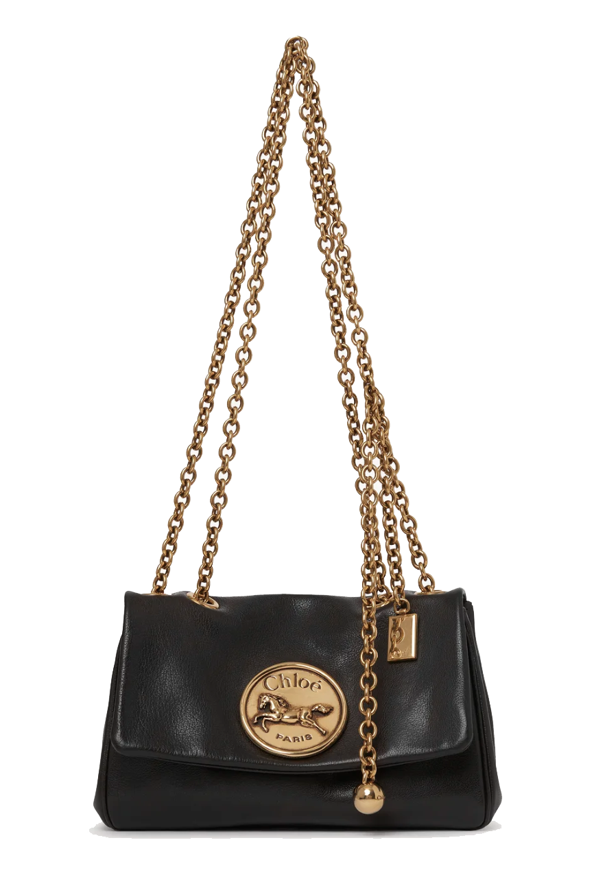 CHLOE HERITAGE SMALL CROSSBODY BLACK