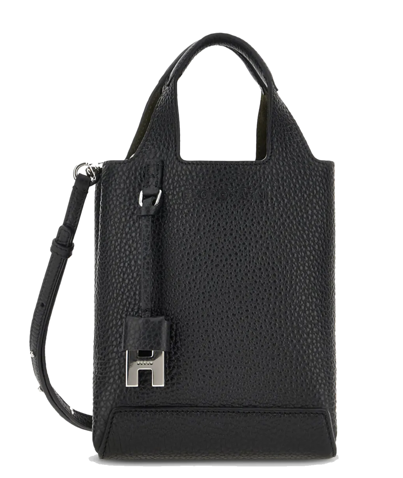 HOGAN SHOPPING BAG MINI BLACK