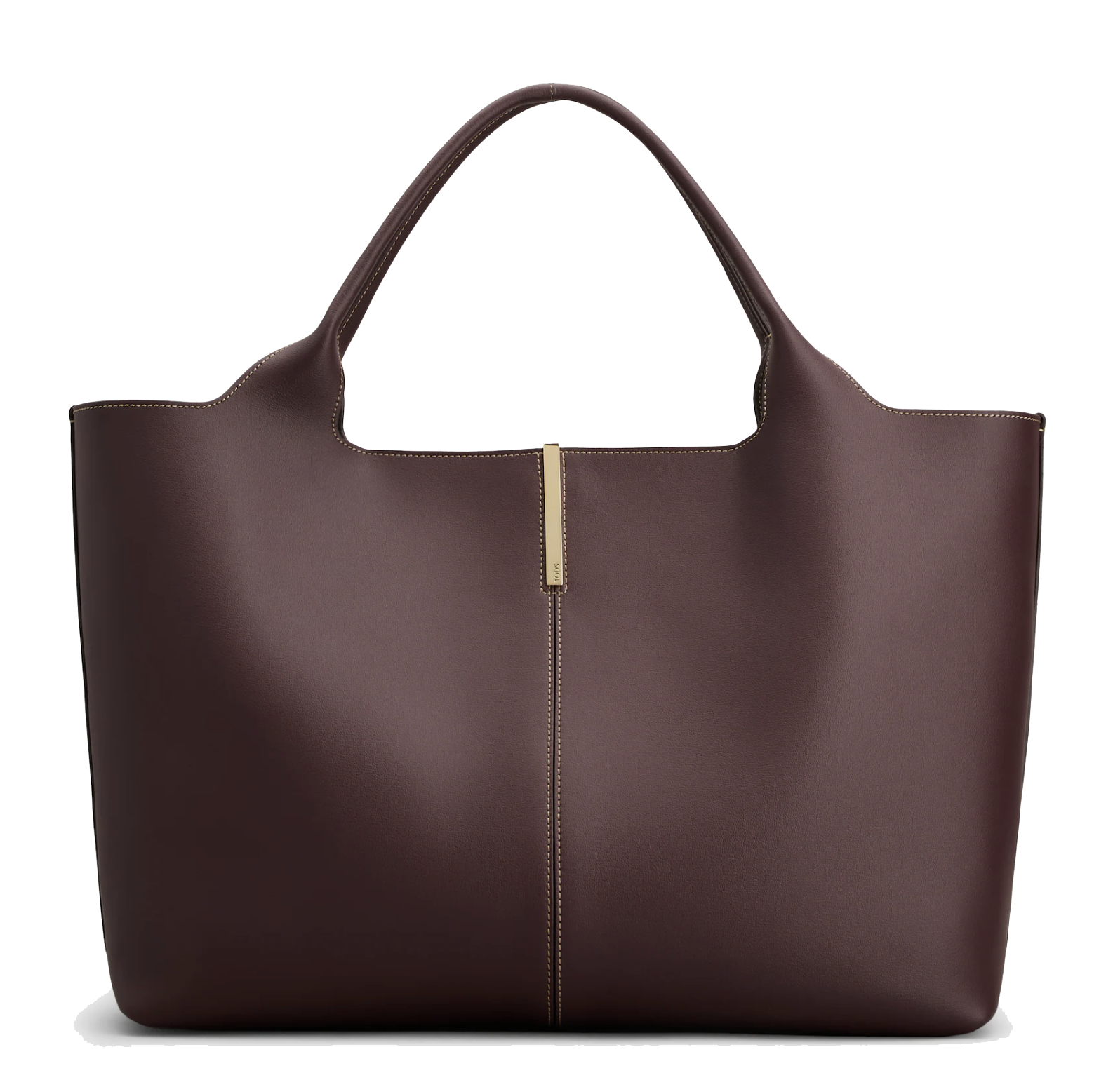 TOD'S SHOPPING BAG MEDIUM BORDEAUX