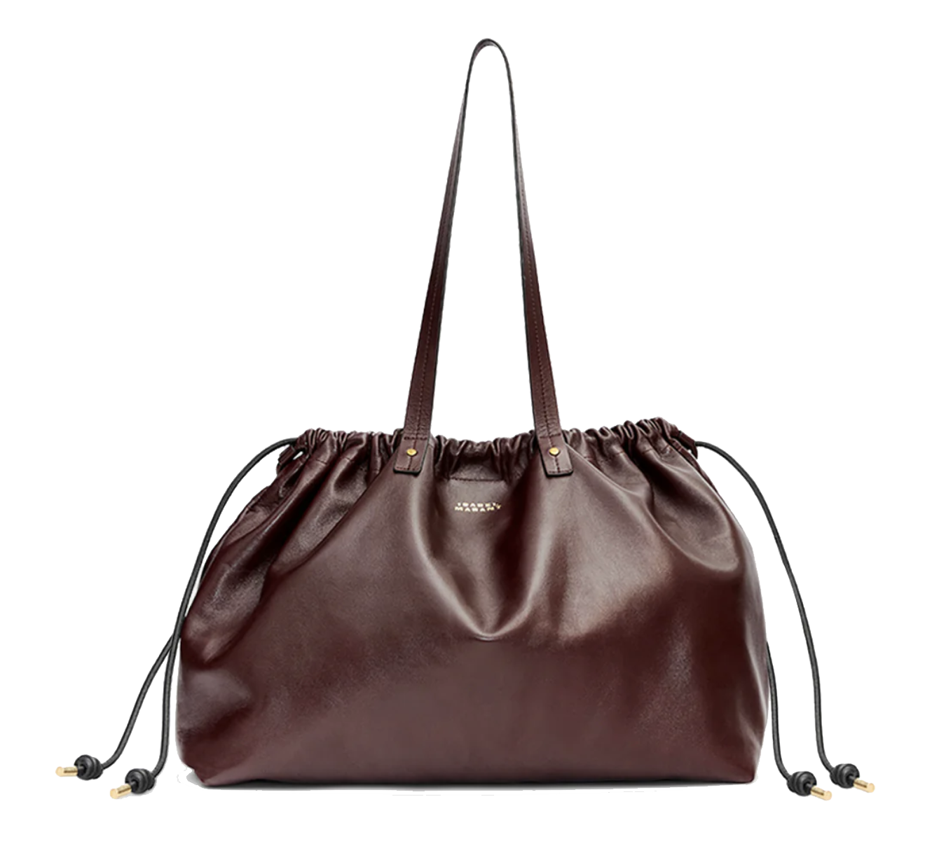 ISABEL MARANT SILVEN SHOPPER BURGUNDY
