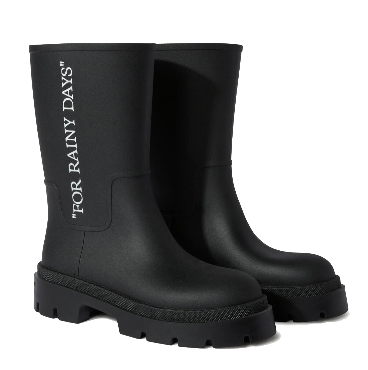 OFFWHITE REEBOOT RAINY DAY BLACK