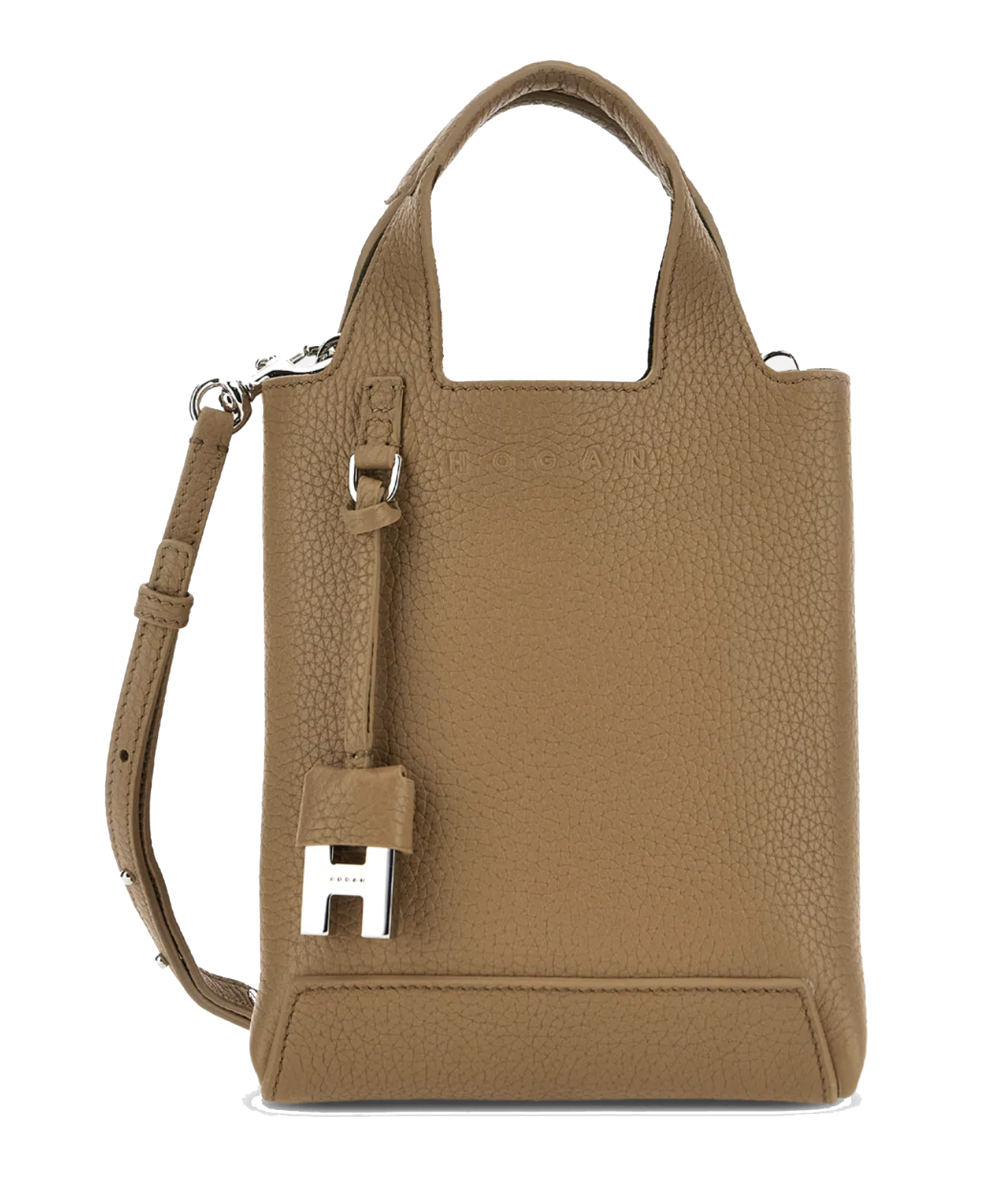 HOGAN SHOPPING BAG MINI TAUPE