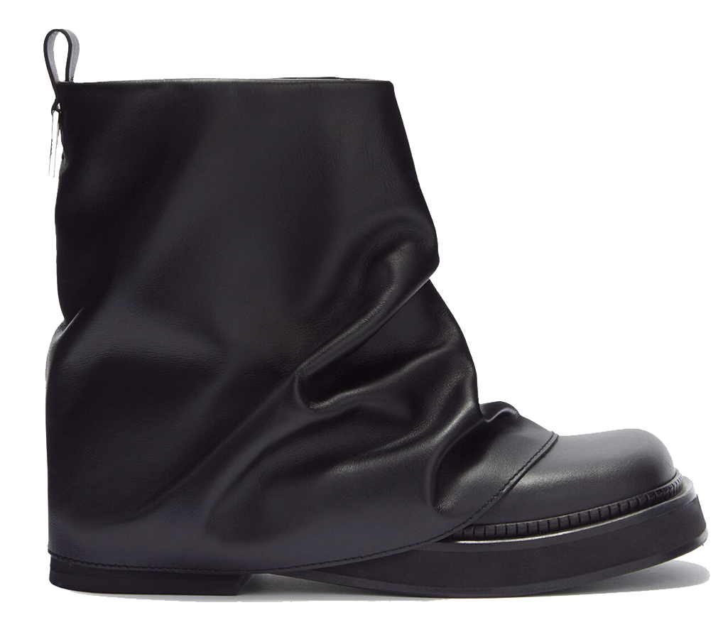 THE ATTICO MINI ROBIN COMBAT black