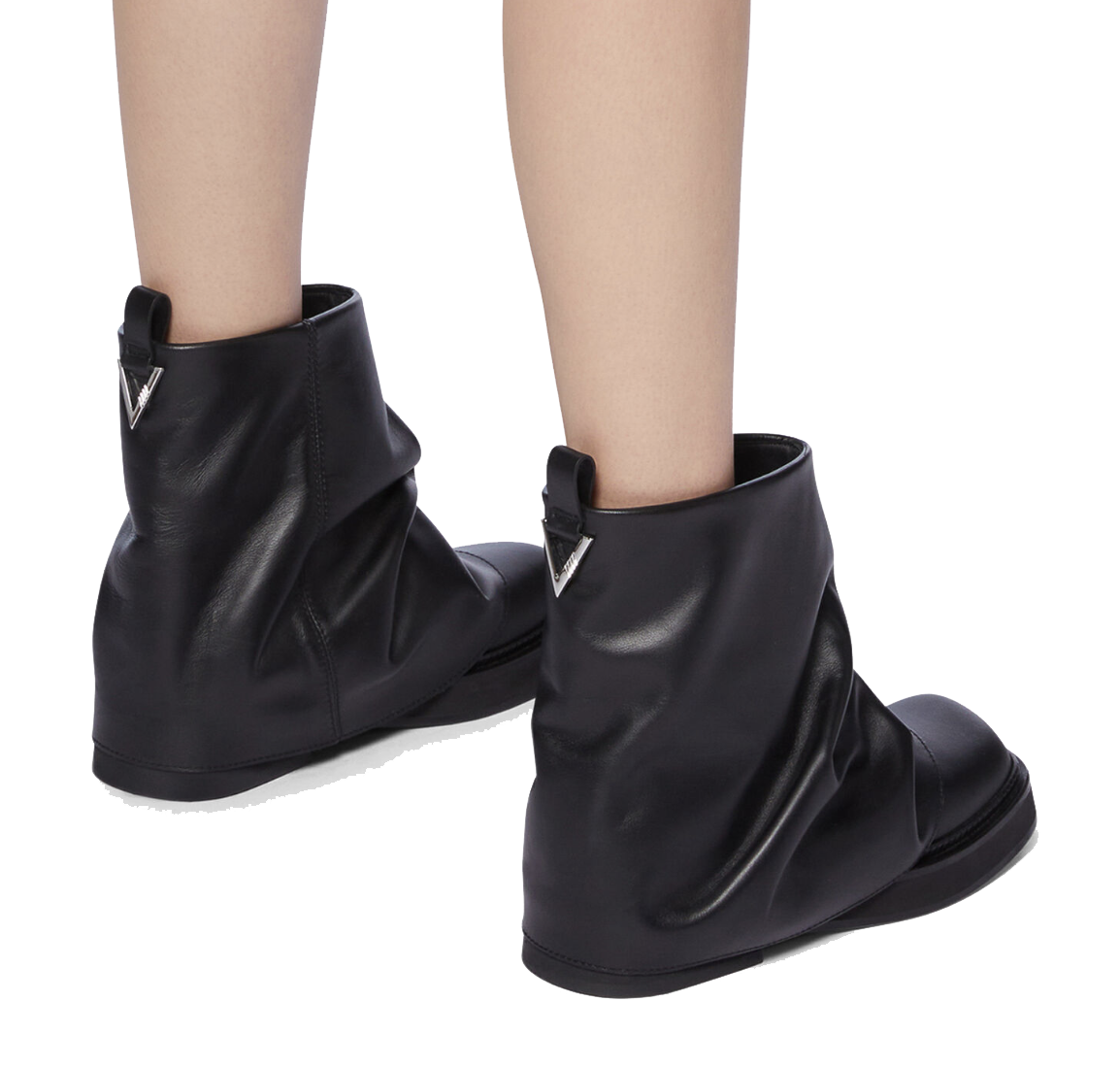 THE ATTICO MINI ROBIN COMBAT black