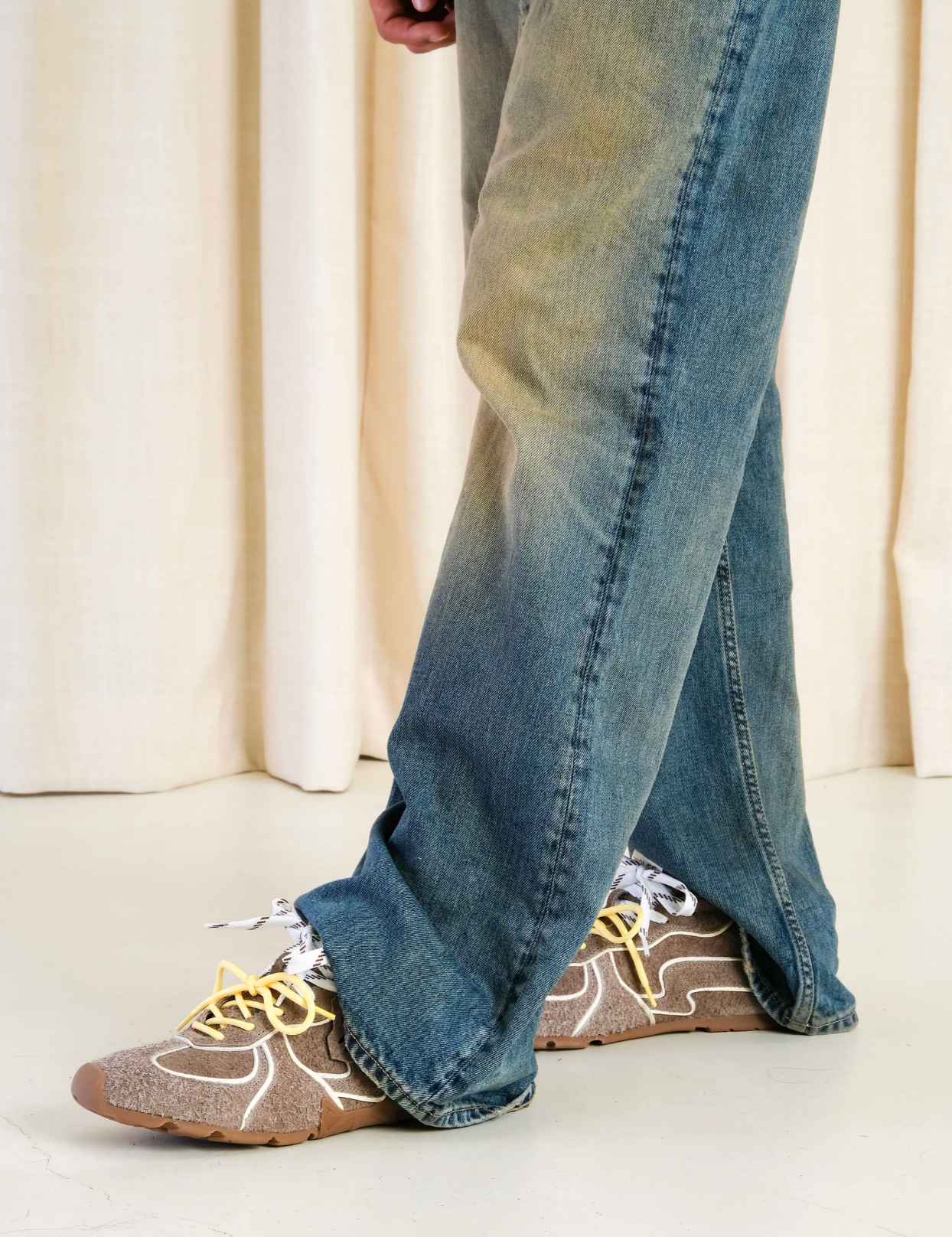 NAKED WOLFE ACE TAUPE SUEDE