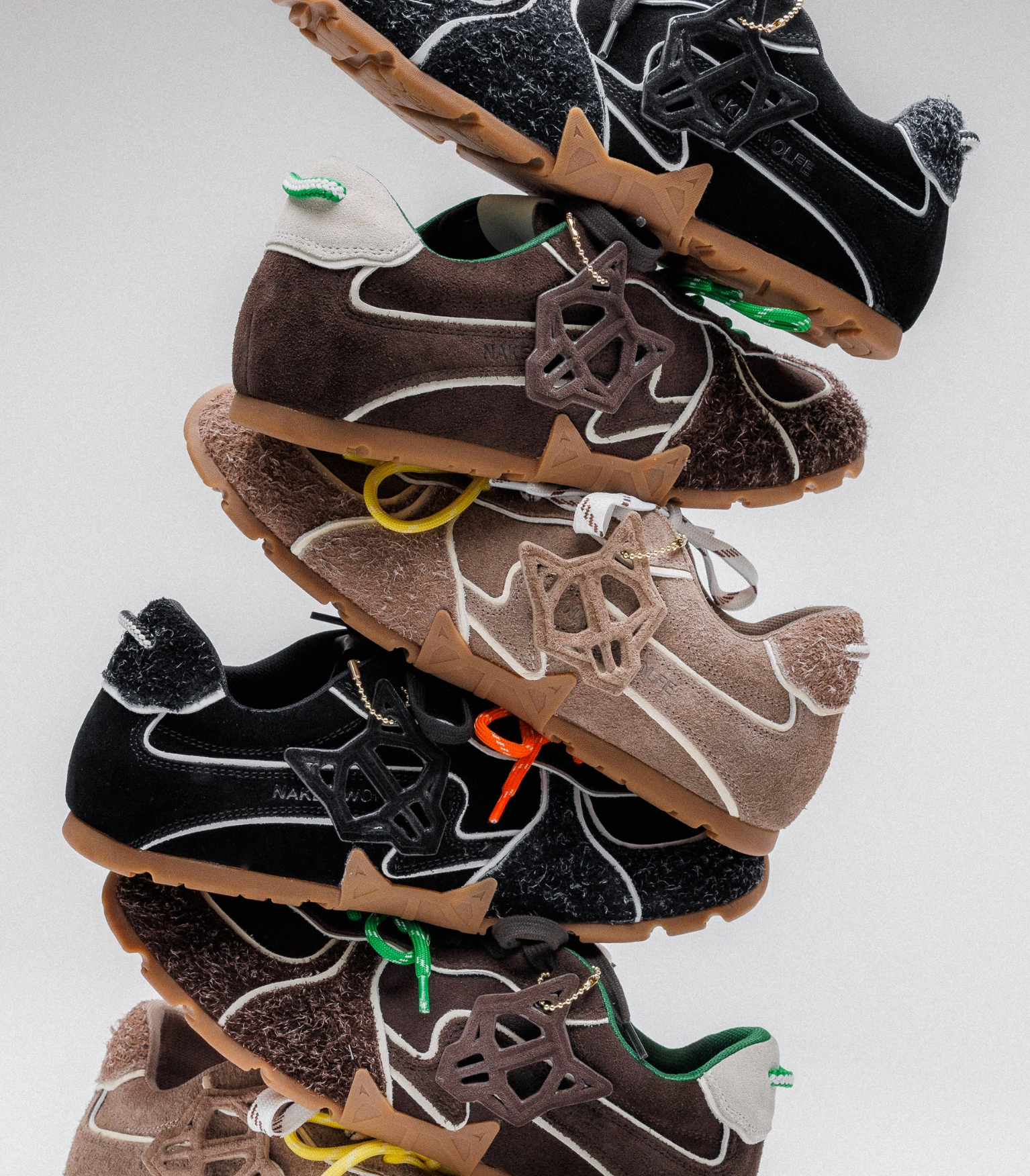 NAKED WOLFE ACE TAUPE SUEDE