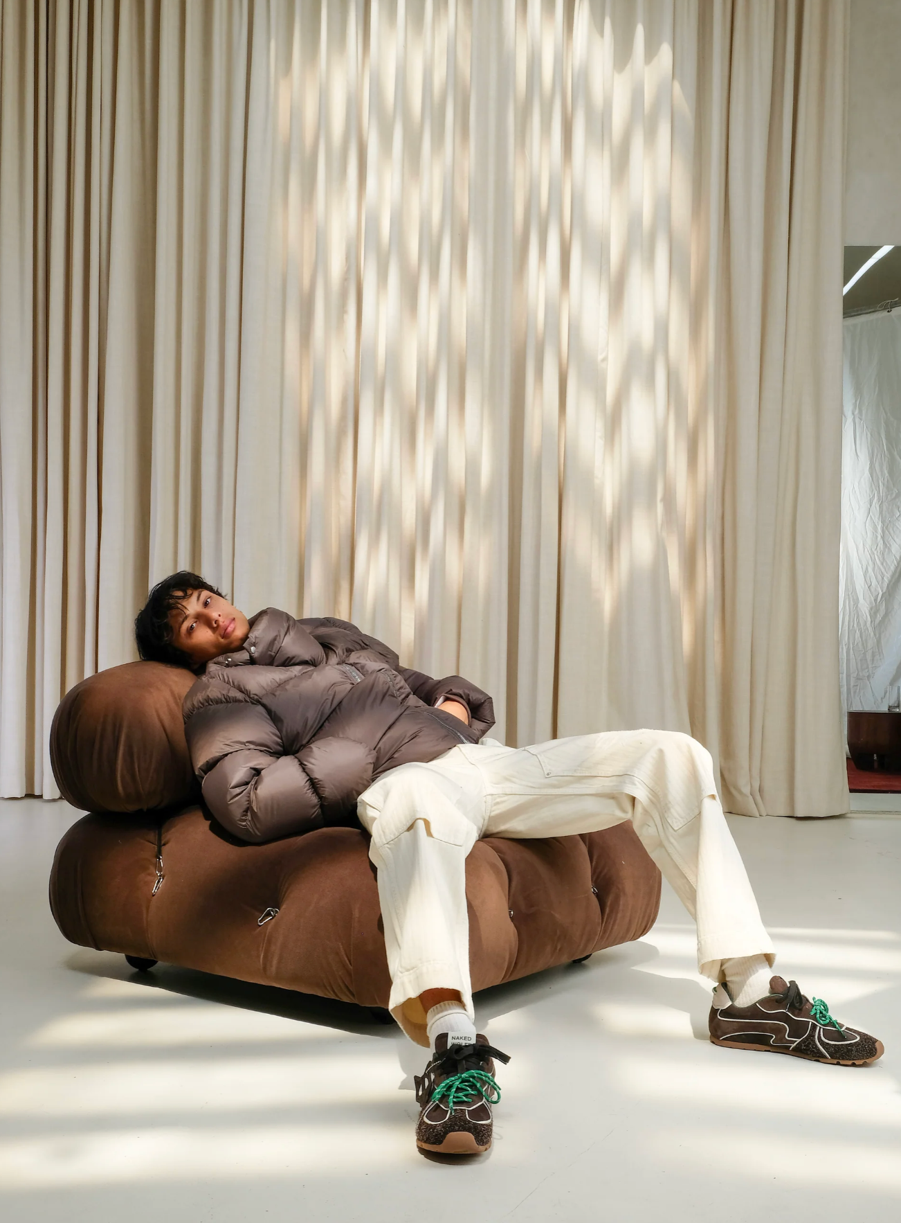 NAKED WOLFE ACE BROWN SUEDE