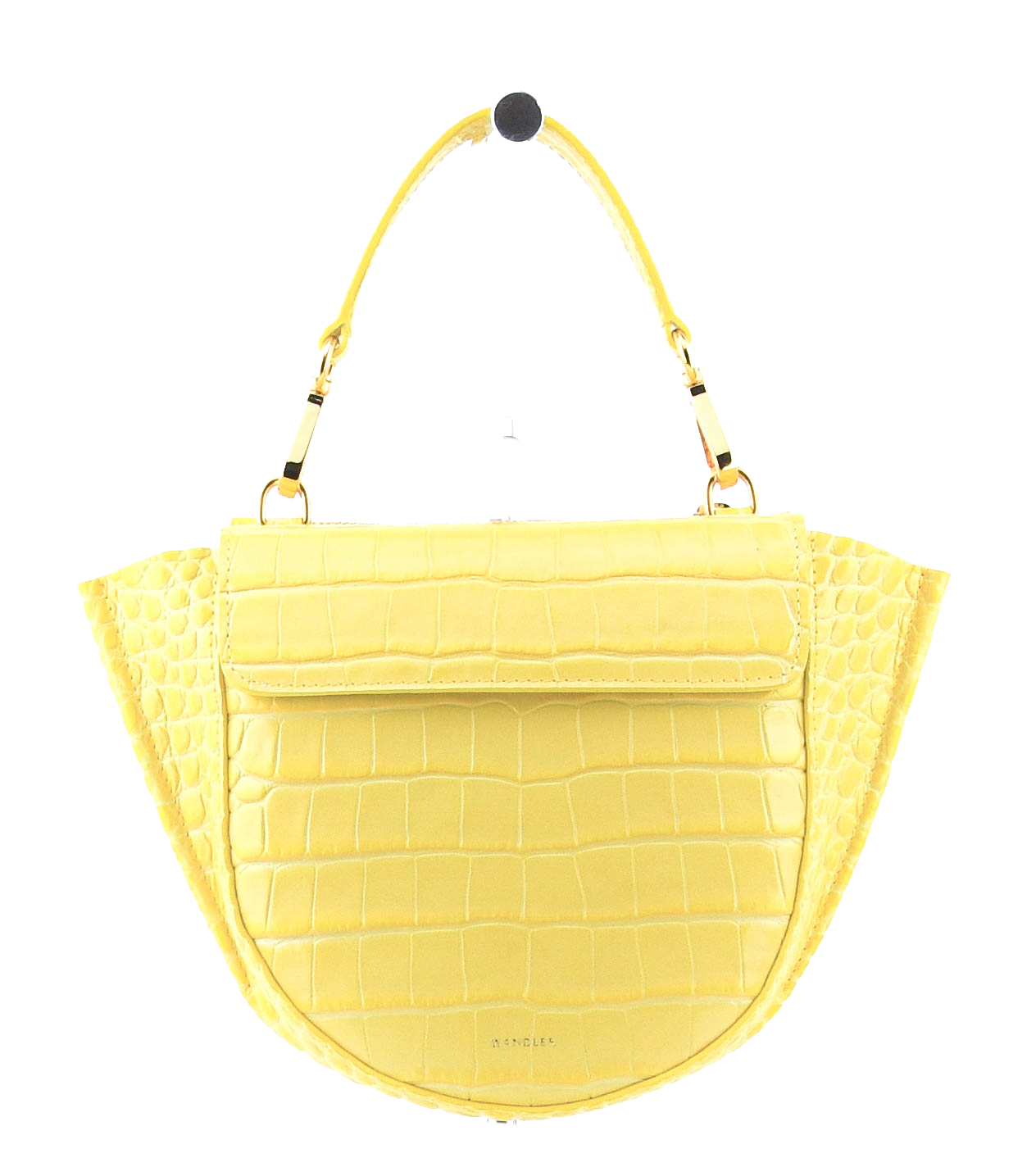WANDLER HORTENSIA MINI CROCO YELLOW